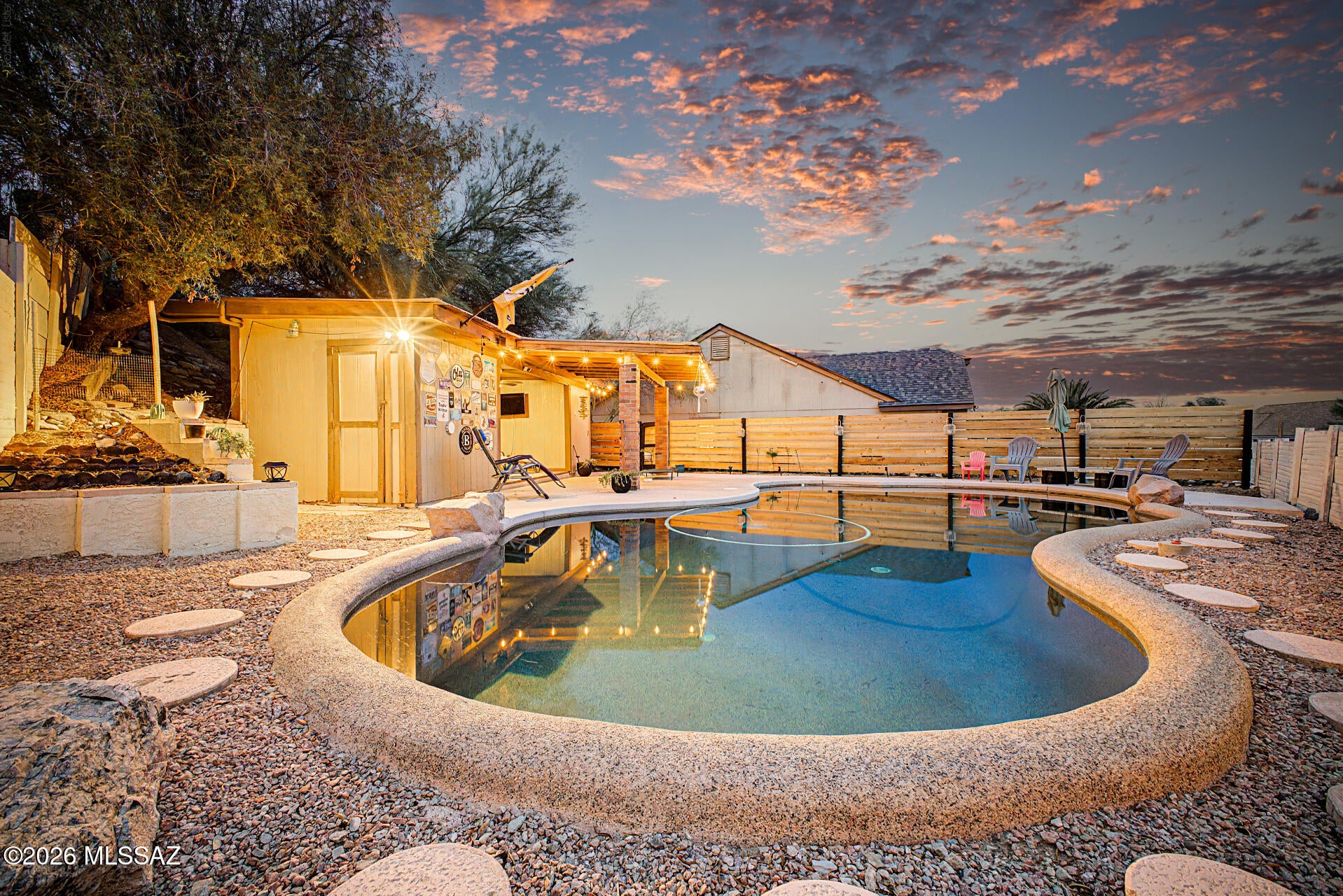 Wake up to breathtaking mountain and city views, then enjoy effortless access to I-10, putting Downtown Tucson, the University of Arizona, shopping, dining, and outdoor adventures just minutes away. This move-in-ready home offers the perfect blend of convenience and Arizona beauty. Situated on a spacious no-HOA lot, you'll love the expansive backyard featuring a sparkling pool, generous storage shed, and plenty of room to entertain or relax. Whether you're enjoying the sunset views, hosting friends, or taking advantage of Tucson's central location, this home delivers the lifestyle you've been looking for.