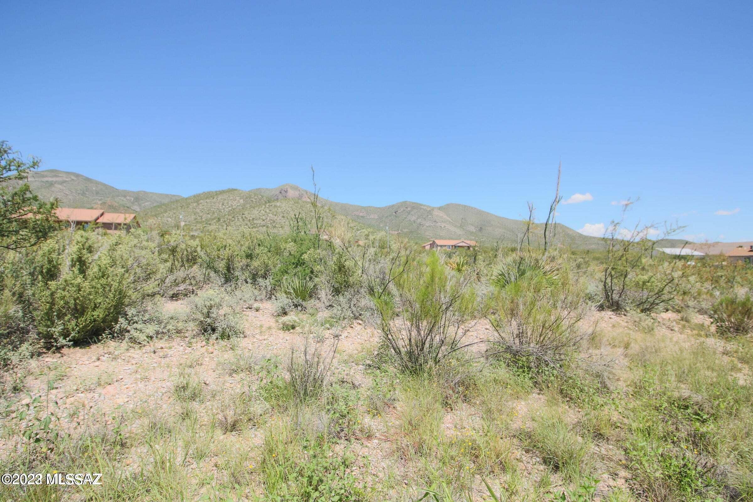 Beautiful View Lot to build your home. 10 minutes from Old Bisbee. Shopping close by includes Safeway, High Desert Market, Gourmet Food Stores, Mimosa Market and more. Bisbee Breakfast Club, Diners, Bistros, Pizza, Steakhouses, Coffee Shops, Breweries and more to choose from. Visit the famous Copper Queen Hotel, Copper Queen Mine or take a Golf Cart Tour of the 'city'. Art Galleries, Antiques, Museums, Bird Watching..there's something for everyone, even Ghost Tours! After enjoying Old Bisbee,  you can go home to Cameo Street and relax in your new home. Subdivision is Mountain Ranch Estates #1. Zoning is SR-22.  Buyer to do Due Diligence on location/distance to utilities and need for septic or sewer connection.  Area is developed with homes directly across the street and behind this lot. See attached aerial map with lot identified.  Water Main at corner of Cameo and James St. Water Main also identified on aerial map.