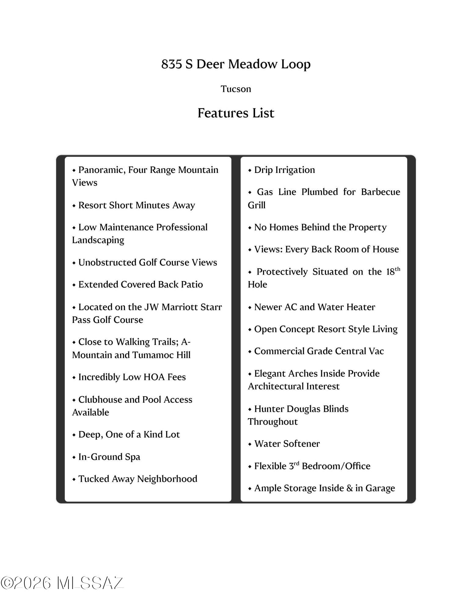 Deer Ridge (1-29) - Residential