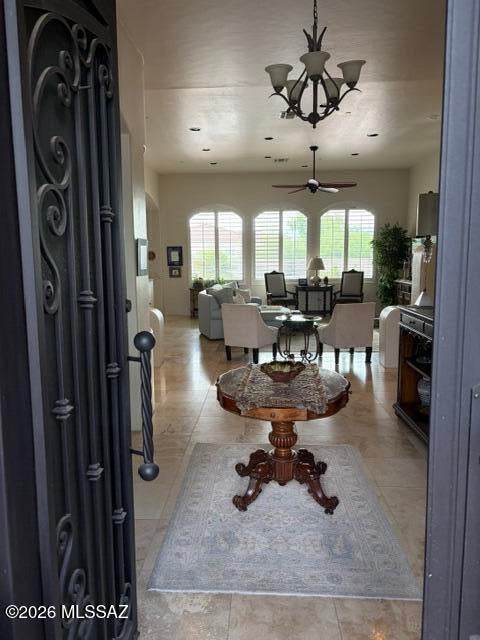 Stunning home located in desirable gated community of Dove Mountain. Enjoy sunrise and sunset exposure on this .66 ac lot. Kitchen boasts upgraded appliances recently replaced and newly painted cabinets. Full walk-in pantry and additional pantry closet. Split bedroom plan plays host to two large ensuites with large den/office in these 3BR/ 3.5 Bath homes. New whole home Generac installed and Double Iron decorative security entry door.