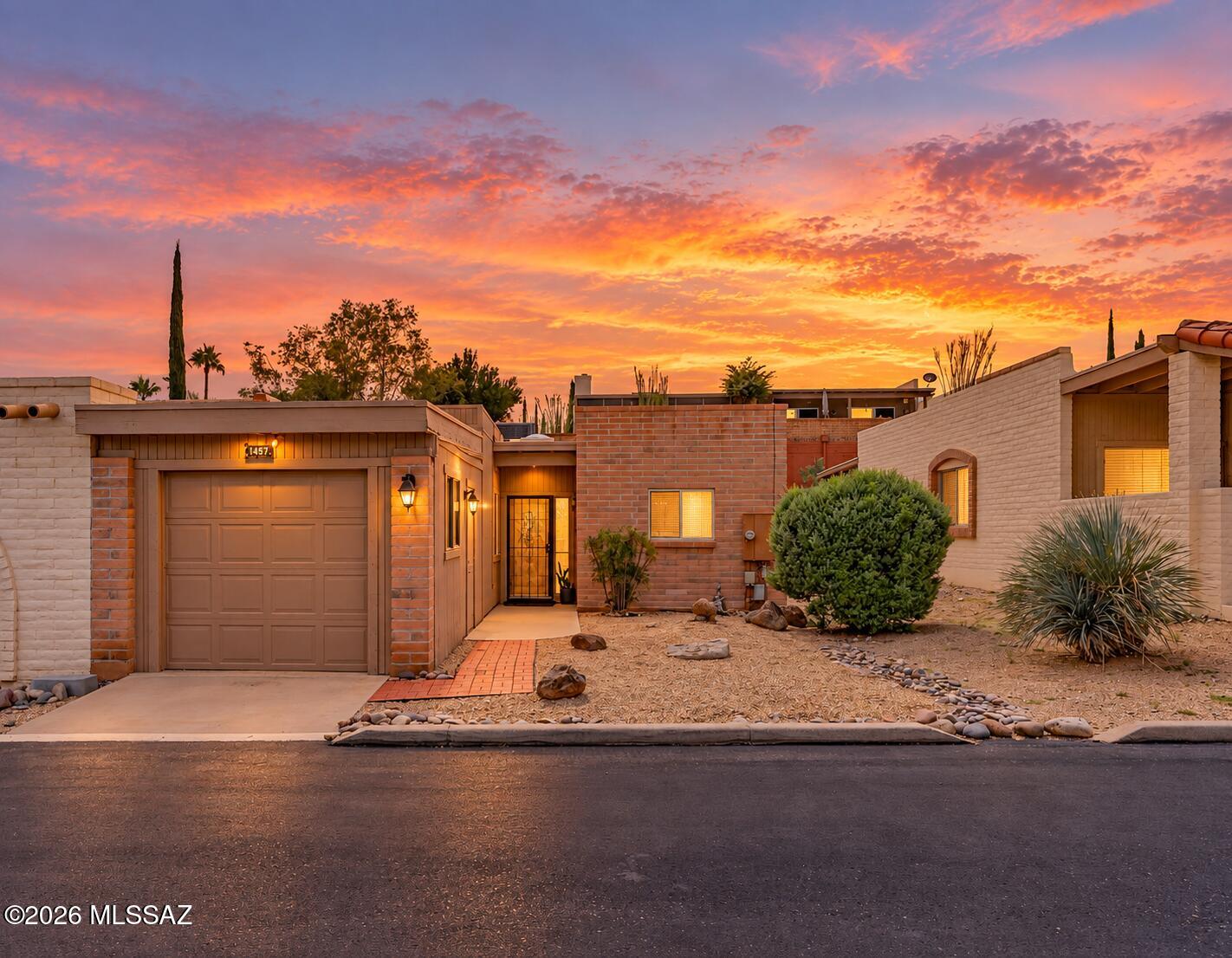 Priced to sell! This two-bedroom Desert Hills townhome presents an excellent investment opportunity and exceptional value! Enjoy low-maintenance living in a quaint, desirable Green Valley neighborhood conveniently located near one of 14 Green Valley Recreation facilities, as well as golf courses, shopping, restaurants and medical services. Desert landscaping at the front provides added privacy and easy upkeep, while the nicely sized backyard has no immediate rear neighbors, creating a peaceful and private setting. Additional features include an enclosed garage and a separate exterior laundry room. With an attractive price and plenty of potential, this is the perfect opportunity to personalize the space and make it your own!
