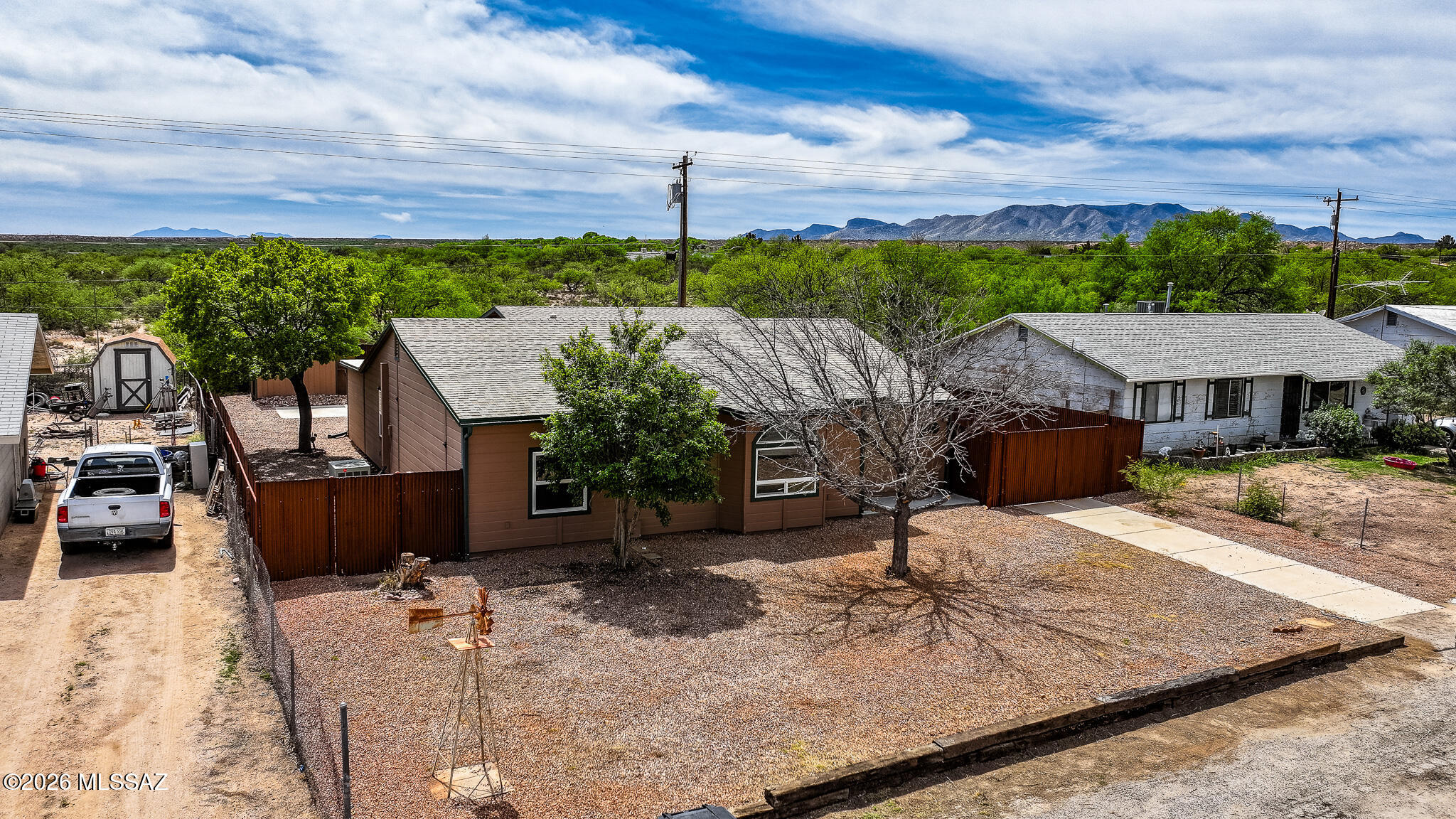Fully remodeled and move-in ready! This 3BED/2BA home offers a bright, updated interior with granite countertops, stainless steel appliances, and modern finishes throughout. The spacious primary suite features a beautifully updated walk-in shower. Enjoy added flexibility with an Arizona room and bonus room--perfect for an office, hobby space, or extra living area. Outside, you'll find a large detached garage, covered carport, and plenty of storage with both a shed and garage space. Relax or entertain under the covered patio while enjoying the comfort and convenience this property has to offer. Owner is a Licensed Real Estate Agent.