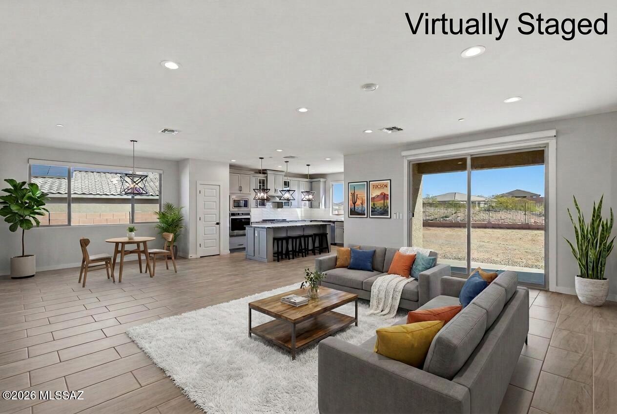 RATES ARE UP-WE'VE GOT YOU COVERED! Seller is offering a 1-year rate buydown through a preferred lender at close of escrow. 
ASSUMABLE VA LOAN: 5.375%. 

''Madera Highlands Village'' Split 3-Wing Floor Plan' perfectly balancing togetherness and personal space.
Tucked away on a peaceful cul-de-sac, this retreat backs to protected open space with NO future development, meaning your sunrises, your sunsets, your privacy. Entirely yours, forever.
Chef-Inspired Kitchen: this isn't just a kitchen; it's the heart of the home:
Gorgeous Granite countertops
Extended-height cabinetry for that elevated, custom feel. Elegant designer finishes throughout. A Walk-In PANTRY offering next-level storage. It's a lifestyle upgrade in one of Sahuarita's most desirable communities.