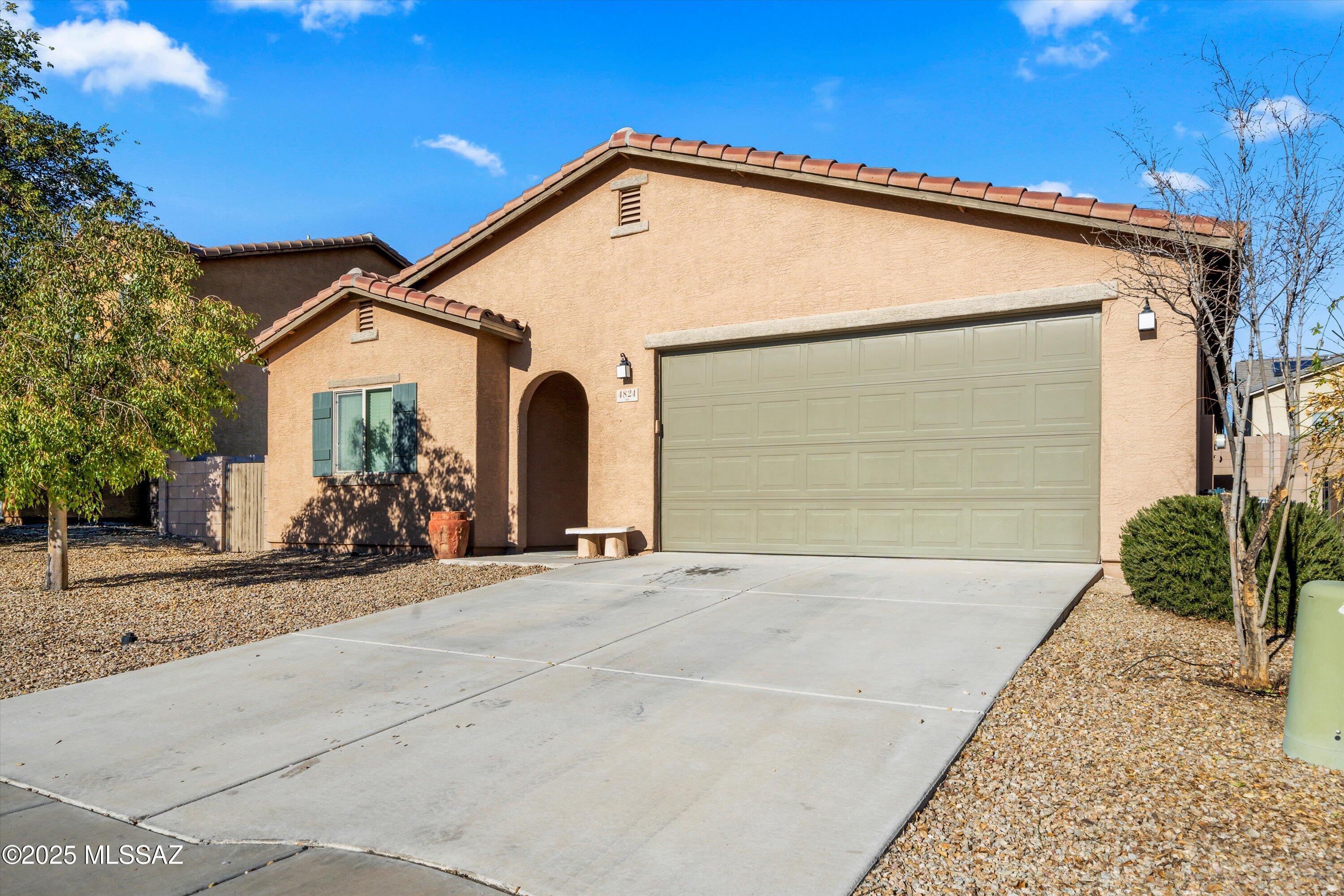 Beautifully maintained 4-bedroom, 2-bath home that reflects true pride of ownership. Located in a quiet, welcoming neighborhood where comfort, space, and convenience come together. This move-in ready home features a spacious open floor plan, a 2-car garage, covered patio, and a private walled backyard--perfect for relaxing or entertaining. The kitchen offers abundant cabinetry and elegant granite countertops. Interior upgrades include new carpeting, 18-inch ceramic tile, new ceiling fans, a water softener, and fresh interior paint throughout. The spacious primary suite features two separate closets for ample storage. The versatile fourth room can serve as a bedroom, office, or den. Ideally located near I-10 with easy access to schools, parks, shopping, and everyday amenities.