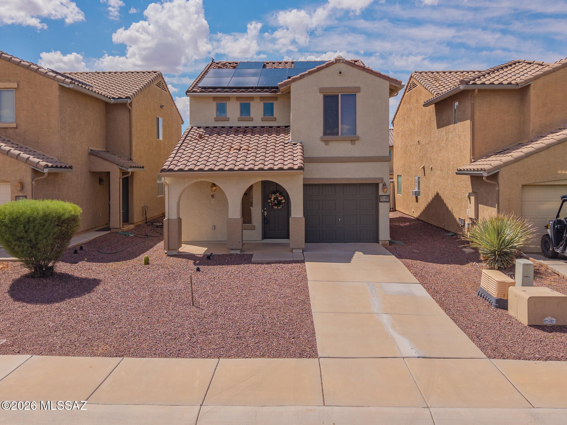 Seller to accept or counter offers between  $219,900 - $229,900. Welcome to contemporary living in the beautiful community of Red Rock! This stylish 3-bedroom, 2.5-bath home offers a modern layout designed for comfort, functionality, and everyday living. The open-concept main living area creates an inviting space for entertaining or relaxing, while the spacious bedrooms provide room to unwind. Enjoy all that the Red Rock community has to offer, including fantastic amenities and a welcoming neighborhood atmosphere. With contemporary style, thoughtful design, and community amenities right at your fingertips, this home is the perfect place to enjoy the Arizona lifestyle.