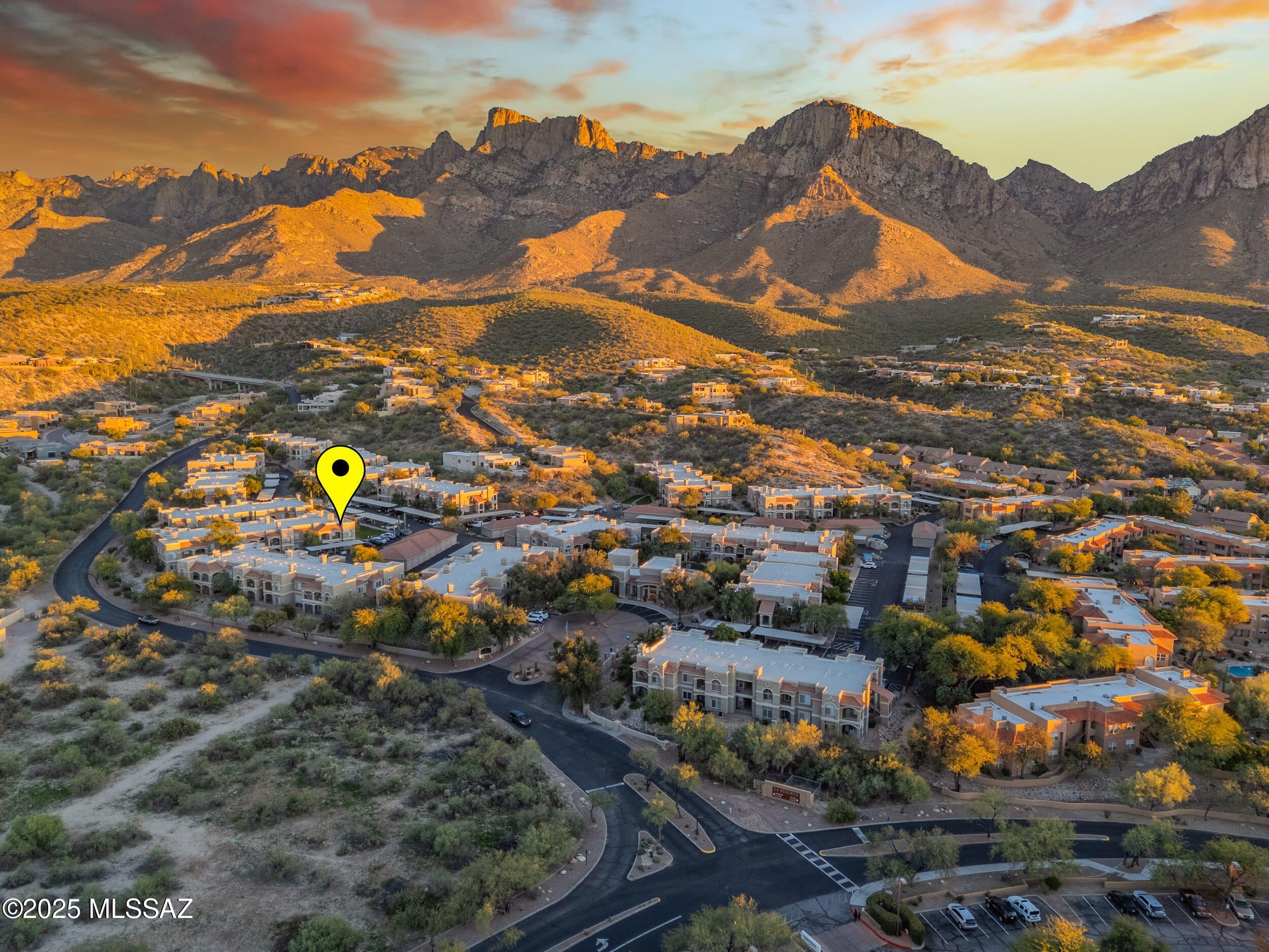 Seller to accept or counter offers between $279,900 - $289,900. Discover an incredible opportunity in The Boulders at La Reserve, where breathtaking views of the world-renowned Pusch Ridge mountains frame daily life. This spacious condo offers 3 bedrooms and 2 baths, thoughtfully designed to blend comfort, elegance, and the natural beauty of Oro Valley. Step into a warm and inviting living room where you can unwind by a cozy fire as the sky glows orange over the mountains at sunset. A private patio balcony extends your living space outdoors--perfect for morning coffee or evening relaxation while taking in the serene desert landscape. With its unbeatable location, generous floor plan, and unmatched mountain views that this home offers.