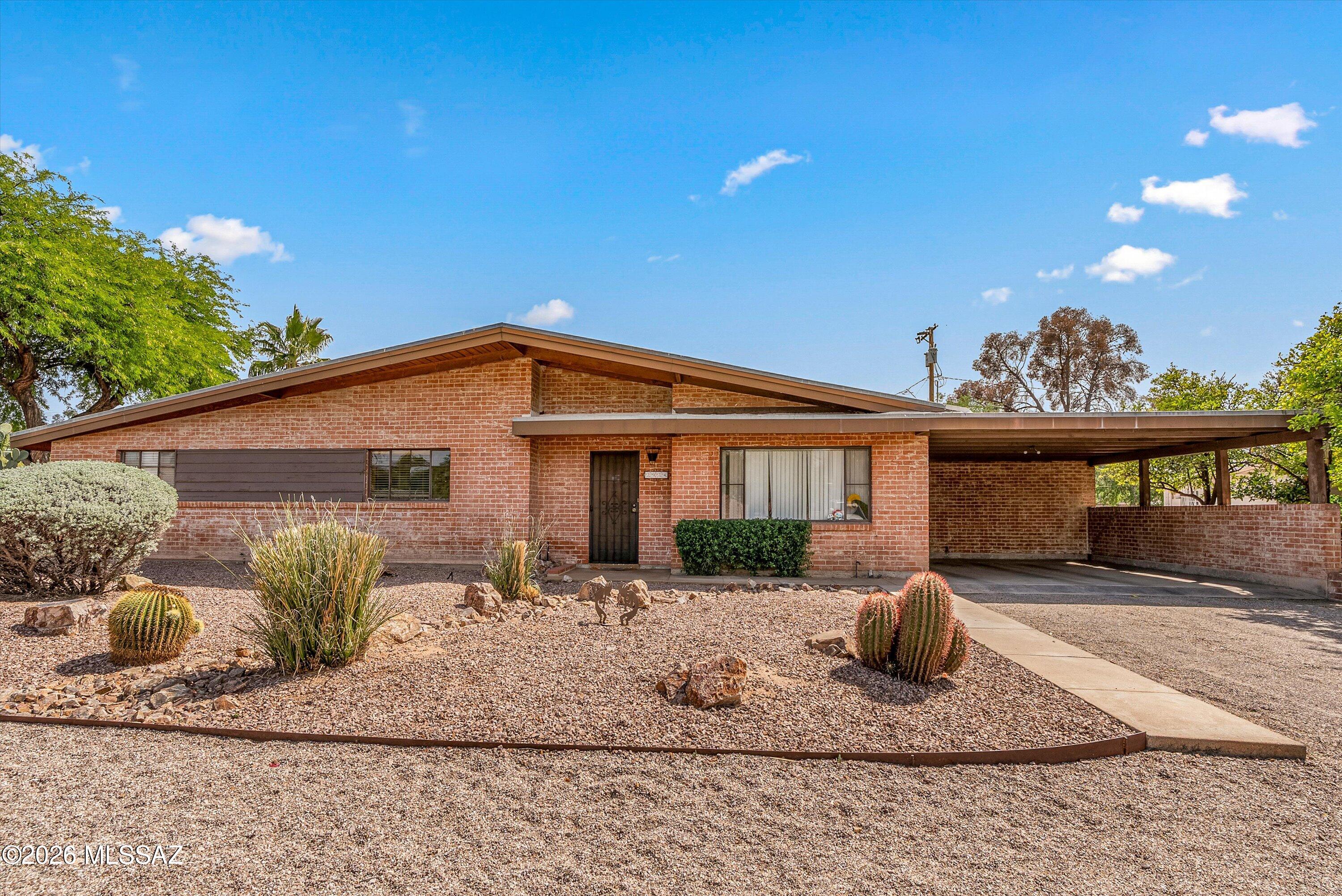 An outstanding investment opportunity in a highly desirable location, this mid-century home offers strong rental potential just minutes from the University of Arizona and downtown Tucson. Featuring four bedrooms and three bathrooms, the property is well-suited for student housing, long-term tenants, or a combination of both, making it an ideal addition to any real estate portfolio. Offered individually or as part of an investor portfolio (7 homes total). 2050 N Campbell, 3434 E 5th, 3263 E 5th, 927 E 9th, 2520 E Helen & 2619 E Helen. Set on a large corner lot, the home provides excellent curb appeal, added privacy, and space for outdoor enhancements or future value-add opportunities.