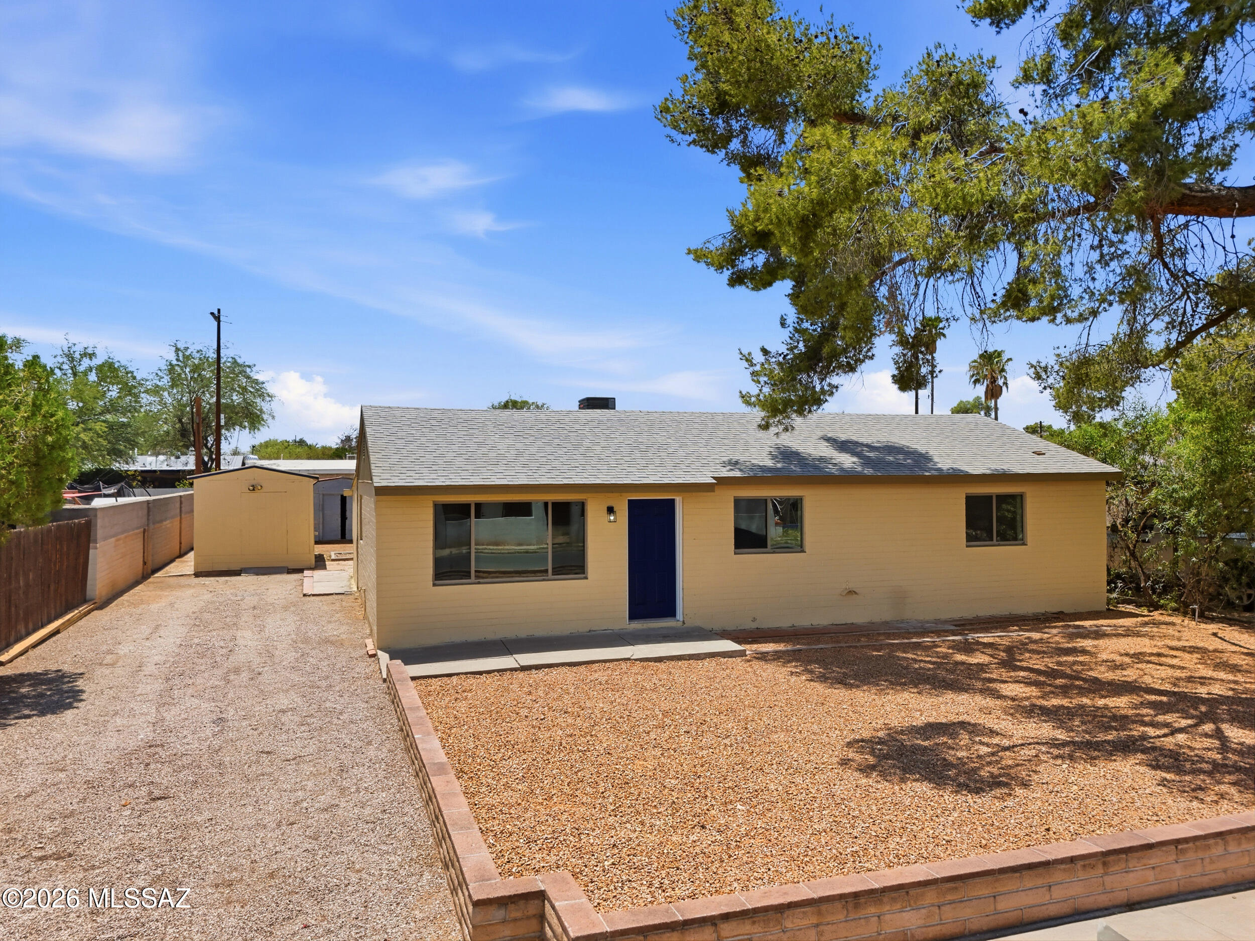 Stunning home centrally located in the heart of Tucson! This tastefully updated, turn-key, and move-in ready property sits on over a 1/5 acre, with great curb appeal, NO HOA and parking galore! Once inside you'll enjoy the open concept, warm colors, and beautiful remodeled interior. Featuring new premium ceramic flooring, updated cabinets, fresh interior paint, marble counters, recessed lighting, fresh new interior/exterior paint, a new roof, upgraded electrical panel, double pane windows, pex plumbing, new heating/cooling and more! Enjoy bright and welcoming areas with modern touches throughout. Including an ample primary with crisp new carpet, remote control fan, a true walk in closet w/ an island and direct access to the laundry/exterior. That Segways into an oversized ensuite bath abounding with space. That features new fixtures, custom dual sinks, cultured marble counters, dual-flush toilet, and a relaxing extended walk-in shower to relax in.. Enjoy a huge backyard including a flagstone seating area overseeing a bird bath and planters. With a metal storage, a workshop for your projects, dual back gates with alleyway access, and all the space you could need to host guest, BBQ, and enjoy the lovely sunsets.. This home is conveniently located across the street from shopping, dining, a park, schools, and around the corner from TMC hospital. Hampton offers both comfort and convenience! A perfect opportunity for homeowners or investors looking for an ideal property with tasteful updates but without loosing the charm. Make this gem yours TODAY!
Owner/Agent.