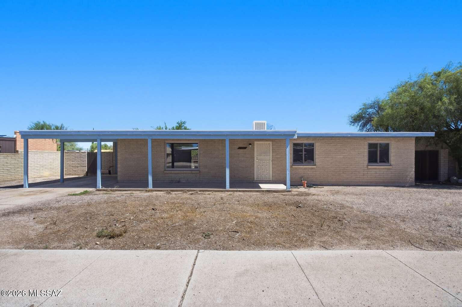 Investor Special! Sold as-is. Opportunity awaits with this 4-bedroom, 2-bath home in a convenient Tucson location! Featuring a newer roof and fresh interior paint, as well as dual pane insulated windows, much of the heavy lifting has already been started. This property offers a functional floor plan with plenty of potential, making it an excellent opportunity for investors, flippers, or buyers looking to add their own finishing touches. Whether you're searching for your next renovation project or a value-add investment, this home has the space and fundamentals to make it shine. Conveniently located near shopping, dining, parks, schools, and easy access to major roadways. Don't miss this chance to unlock the potential of this Tucson property!