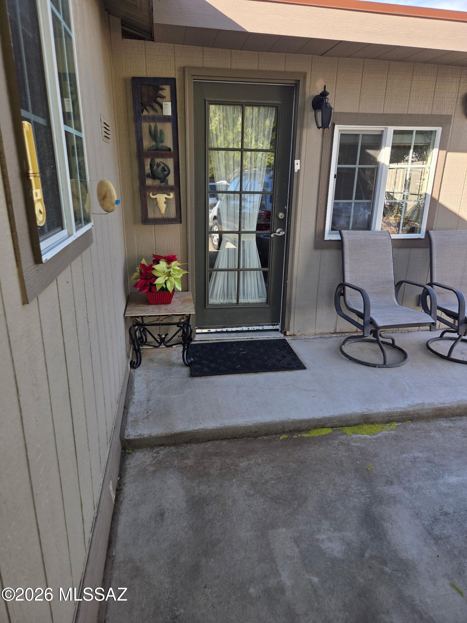 Welcome to Tucson Estates - a vibrant 55+ community offering resort-style living!
This beautifully maintained 2005 double-wide manufactured home boasts 1,248 sq. ft. of comfortable living space and comes fully furnished and move-in ready.
Step inside to an open-concept kitchen and living area, complemented by a cozy den, abundant natural light, and beautiful flooring throughout. The home features a mud-room, golf cart garage, and easy-care landscaping for low-maintenance living.
Enjoy the convenience of a spacious layout designed for relaxation and entertaining.  Amenities include
18-hole executive golf course
Two sparkling swimming pools
Hot tub & spa
Pickleball and tennis courts
Circle Park for social gatherings.
This home is perfect for those seeking an active lifestyle in a welcoming neighborhood. Don't miss your chance to own this gem in Tucson Estates!
