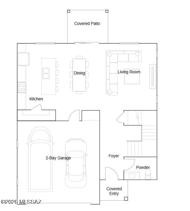 This new two-story home presents a convenient layout that seamlessly balances open-concept living with private spaces. On the first floor, a welcoming foyer opens to a spacious living room, dining area, and kitchen, creating an open, comfortable setting for daily gatherings and entertaining, which extends effortlessly to a covered patio perfect for al fresco dining and relaxation. Upstairs, the second floor is devoted to rest and rejuvenation, featuring a spacious owner's suite with a private bath and large walk-in closet, along with two additional bedrooms and an upper-level laundry room. Our homes come with Quartz Countertops, the Rinnai Tankless Water Heaters, Smart Thermostats, Post-Tension Foundation, Radiant barrier roof decking, 2'' Faux Wood Blinds and more!