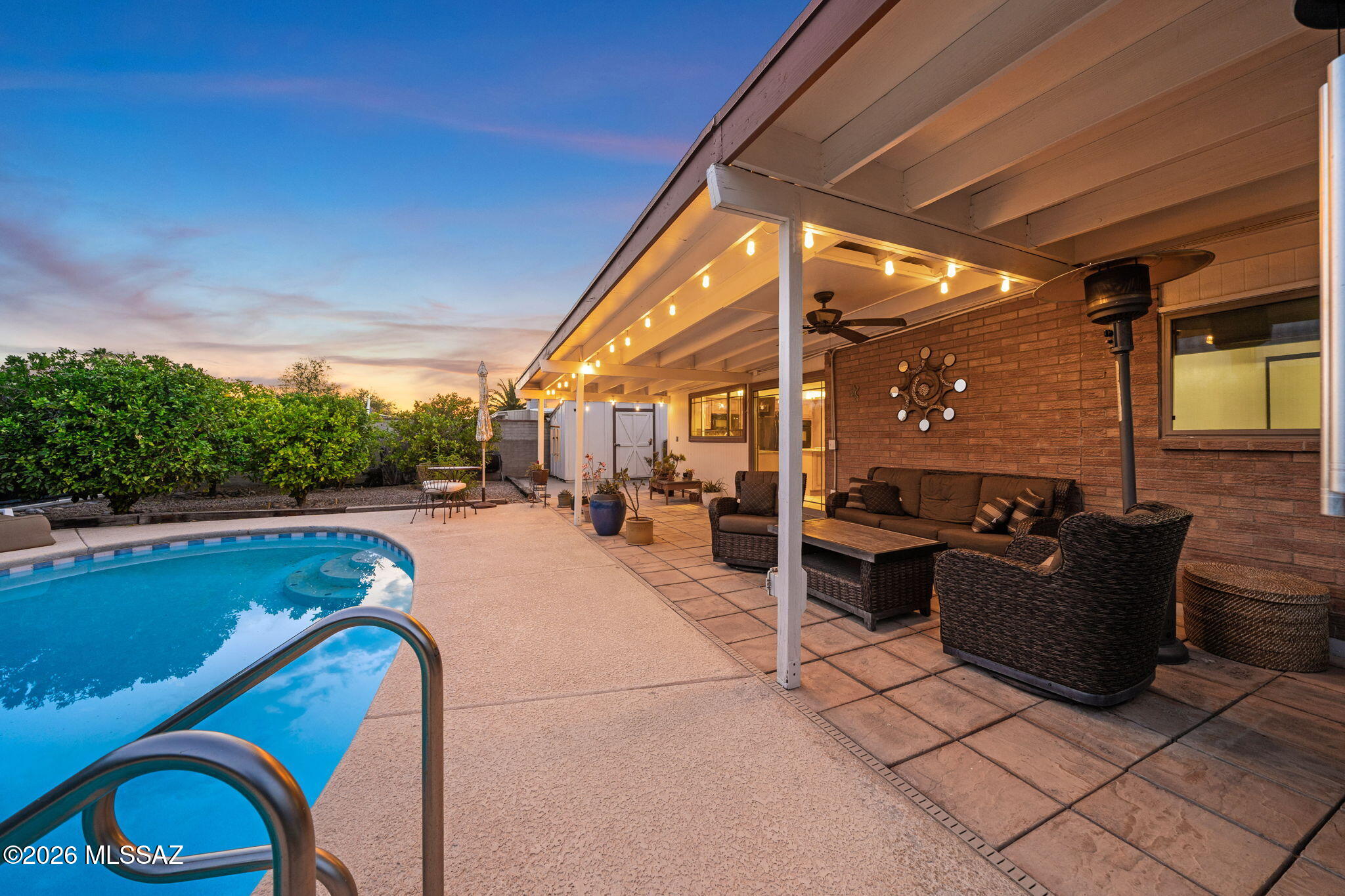 Owned Solar! STOP what you're doing! Because this Hidden Hills stunner is the one buyers wait all summer for! Tucked away on a quiet cul-de-sac, this beautifully maintained 4 bedroom, 2 bathroom home combines an incredible layout with the ultimate Arizona backyard lifestyle. Inside, you'll find a spacious split floor plan and a massive chef-inspired kitchen built to entertain, featuring extensive cabinetry, expansive counters, and the perfect flow for gatherings big or small. But the true star of the show? The backyard oasis that feels like your own private resort! Dive into the sparkling pool, relax beneath the extended covered patio, enjoy lush real grass under your feet, and pick fresh citrus from your own garden while surrounded by mature landscaping and total tranquility. Whether it's morning coffee, sunset cocktails, or unforgettable summer pool parties, this home was made for making memories. Homes like this do not come around often! Come see why everyone is going to be talking about this one!

- Owned Solar! 
- Variable Speed pump on pool!
- Backyard workshop!
- Water Softener! 
- Pad for 22 foot trailer or Longer RV!