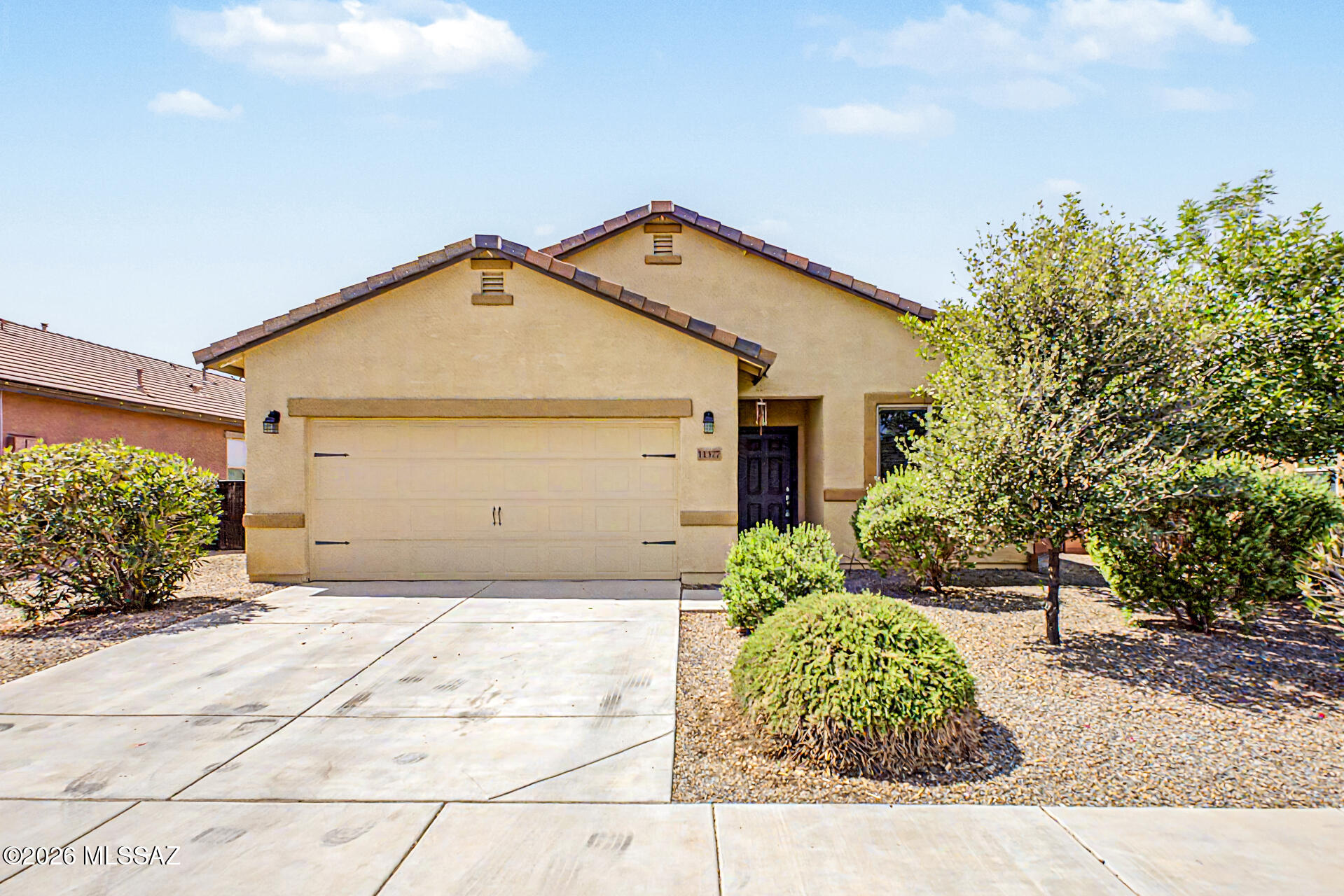 Welcome home to this charming 3BD/2BA property located in the desirable San Lucas community! This home features an open-concept living room and kitchen area, with recently replaced carpet in the living room and hallway for a fresh, comfortable feel. The kitchen offers beautiful granite countertops, well-maintained black appliances, and ample cabinetry for storage.

The spacious primary bedroom includes a walk-in closet and a private en-suite bathroom, complete with a recently remodeled walk-in shower featuring stunning marble stone. Entertaining and relaxing backyard featuring a screened-in porch, artificial turf putting green, fire pit and mature citrus trees. The front yard features low-maintenance desert landscaping with gravel and native plantings.

San Lucas is community offering parks, walking paths, playgrounds, and sports fields for residents to enjoy. Additional features include washer and dryer hookups and a 2-car garage with built-in storage shelves and racks.

Pet friendly. Owner reserves the right to approve or deny pets based on size, type, and quantity.