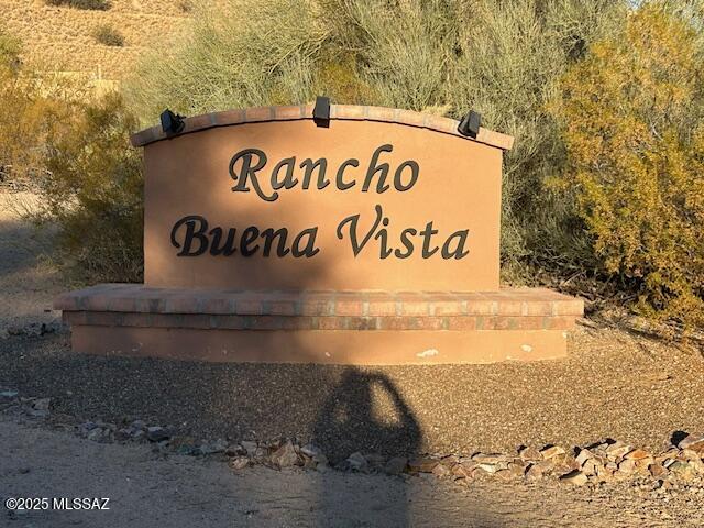 YOU NEED TO SEE THIS ACRE!  This Amazing lot is located in the Rancho Buena Vista neighborhood.  It is 1.03 of an acre on the  corner of a cul-de-sac lot with Mountain View's to enjoy the sunrise with your coffee or the sunsets to wind down.  Your dream home would be in a quiet and highly desirable neighborhood, with a small HOA.  With the perfect blend of privacy, tranquillity, and convenience and just minutes from
 I-19, shopping, dining, and amenities. The purchase includes full plans for a beautifully designed 2,700 sq ft dream home, giving you a head start on building, or you can build with your plans.  This lot has enough room for a garden, RV, and all your toys.  Don't miss this rare opportunity to create your dream home in one of Sahuarita's most sought-after communities!