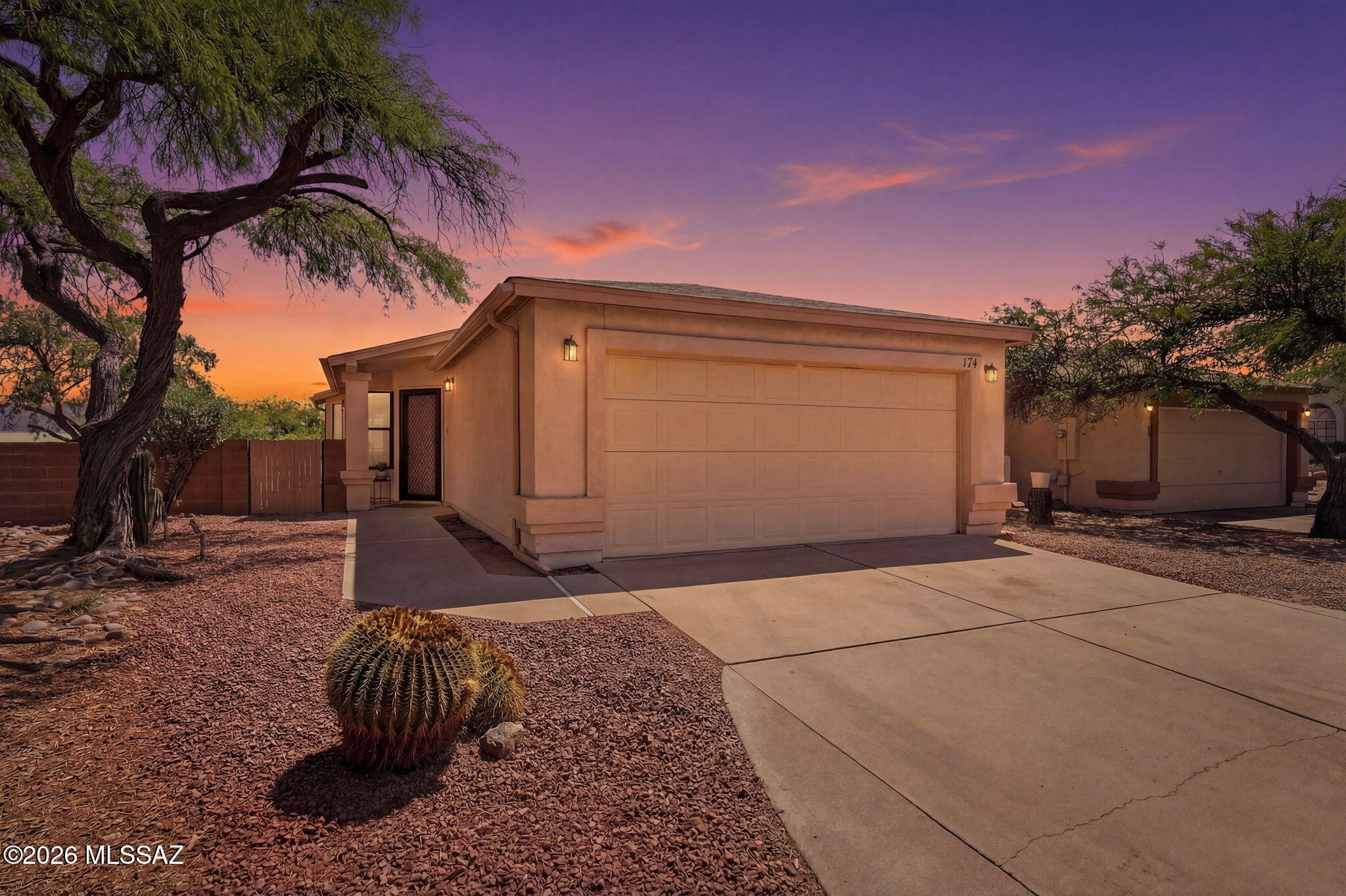 Welcome to your desert retreat! This charming two-bedroom, two-bathroom home offers 1,292 square feet of thoughtfully designed living space in the heart of Green Valley. Soak in breathtaking mountain views from the inviting Arizona room -- perfect for morning coffee or evening cocktails from your very own wet bar. Convenience meets comfort with Safeway just minutes away and Quail Creek Dog Park nearby for your furry companion's adventures. This sun-kissed gem blends relaxed Southern Arizona living with everyday practicality in one delightful package.