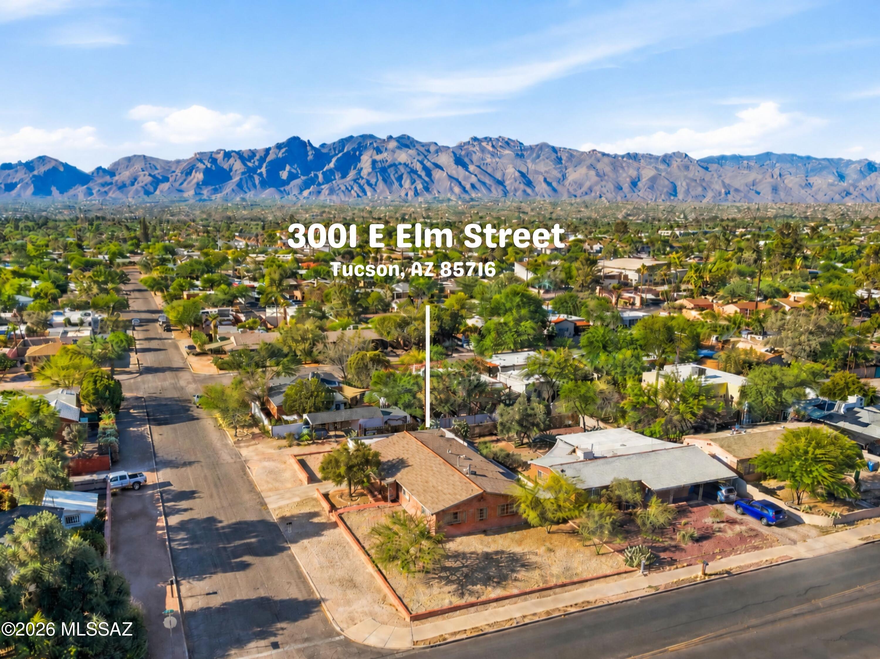 Range priced: seller to accept|counter offers $359,500-$369,000. Located in one of Tucson's most sought-after historic neighborhoods of Blenman | Elm, this home is full of character and timeless appeal. Offering classic mid-century charm with a prime location just minutes from the University of Arizona, popular dining, shopping, and local favorites. The home offers spacious living areas, and a location that is ideal for primary residents, students, professionals, or investors alike. Features include tile flooring throughout the main living areas, wood laminate flooring in the bedrooms, a NEW HVAC system, new hot water heater, a fully rewired electrical system and fresh interior paint. A great opportunity in a highly desirable central Tucson community. Owner/Agent The front of the home faces Bentley and offers plenty of space for additional parking.  Loads of opportunity to transition this home to exactly what you want.  
The home includes a garage with an additional storage room, providing extra space for hobbies, storage, or workspace needs. Wood plantation shutters , new ceiling fans and disposal. The neighborhood of Blenman-Elm sits on nearly a square mile just east of the University of Arizona Medical Center, offering a highly sought-after central Tucson location with enduring historic character. Just blocks from the elegance of the Arizona Inn, the neighborhood blends charm, convenience, and a strong sense of community.

Imagine mornings spent exploring nearby coffee shops or participating in the neighborhood's well-known Home & Garden Tour that showcases its unique architectural character and pride of ownership. With its walkable setting and established streetscapes, Blenman-Elm offers an inviting lifestyle rooted in connection and convenience.

Ideally located just about 3 miles north of downtown Tucson and minutes from the University of Arizona, the area provides easy city commutes while maintaining a peaceful residential feel. Residents appreciate the strong community vibe, historic charm, and everyday walkability that make this neighborhood one of Tucson's most enduring and desirable locations.