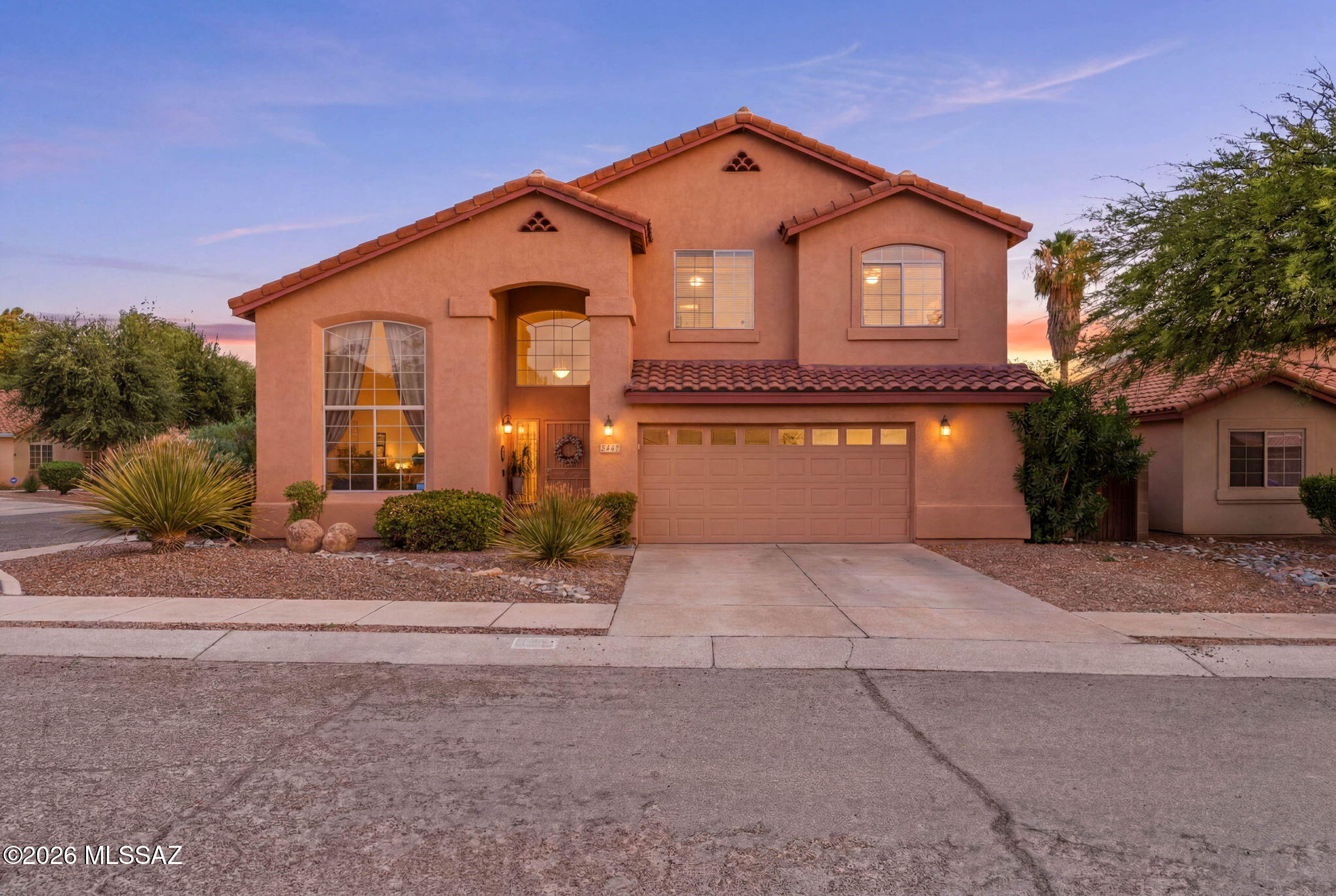 Welcome to this beautifully maintained home nestled in a desirable East Tucson community! This spacious residence offers a bright, open-concept floor plan designed for comfortable everyday living and effortless entertaining. The well-appointed kitchen features ample cabinetry, generous counter space, and a large island overlooking the great room. The private primary suite provides a relaxing retreat with a spacious en-suite bath and walk-in closet, while the additional bedrooms offer flexibility for family, guests, or a home office. Step outside to your own backyard oasis featuring a sparkling swimming pool and covered patio--perfect for cooling off on warm Arizona days, entertaining guests, or simply relaxing under the desert sky. Conveniently located near shopping, dining, parks, hiking trails, schools, and major roadways, this home offers the perfect blend of comfort, convenience, and Tucson living. Don't miss your chance to make this exceptional property your own!