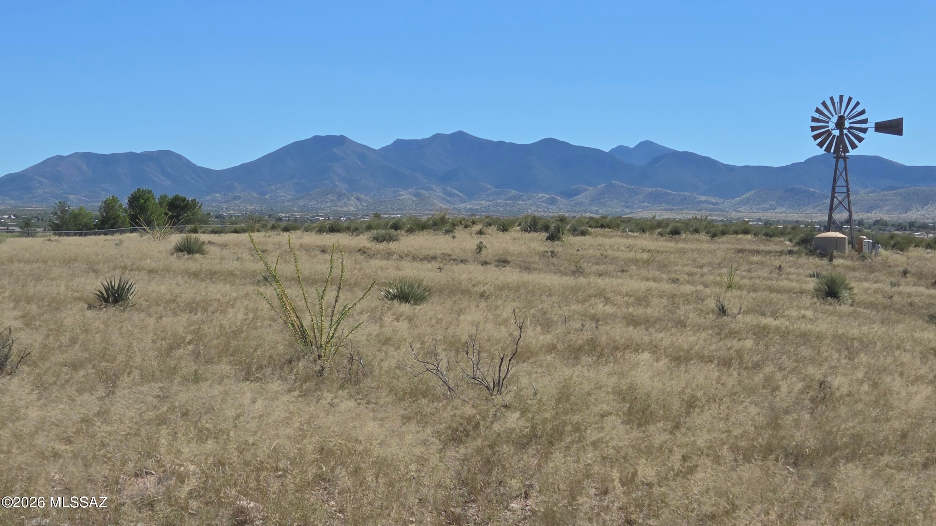 Don't miss the opportunity to own this gorgeous 4+ acre lot with water & power at a fantastic, affordable price!  Flat, high building area and incredible 360 degree views! Electric on the property & shared (6) well. Varied topography and excellent horse property potential. Manufactured homes are allowed. CCRs, but no HOA! This amazing parcel is located just east of the Pima/Cochise County line and very close to the Mescal Movie Set. Less than 10 minutes to I-10 for easy commute to Tucson. 15 minutes to Safeway in Benson and 30 minutes to Houghton Town Center. Well-maintained homes and roads in the area.