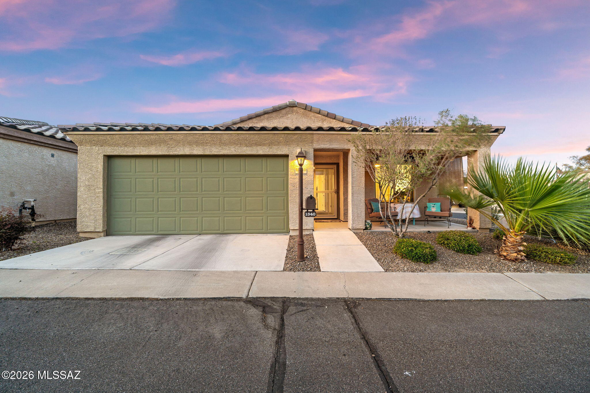 Welcome to Rancho Resort! Gated community with plenty of amenities such as a pool, pickleball and tennis courts, and a recreation and fitness center that complete this active 55+ adult community.  Move in ready home with kitchen that has upgraded cabinets and granite counter tops. Spacious floor plan with open great room and 2 oversized bedrooms. Corner lot with extended front patio and 2 car garage with epoxy flooring.