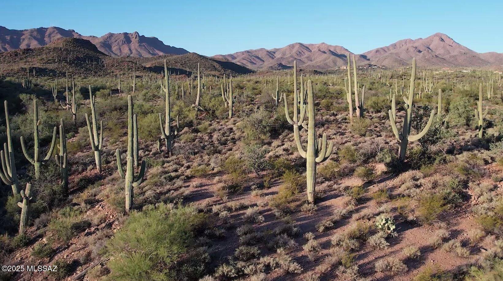 Nothing like this currently on the market in Tucson!! SOUGHT AFTER and RARELY AVAILABLE acreage bordering the 880+ acre County maintained, SWEETWATER PRESERVE. This VERY SPECIAL 13.33 acres epitomizes the meaning of SOLITUDE and PRISTINE, OLD GROWTH DESERT. The great majority of the property is flat and conducive to single  or multi-story construction. SR zoning will allow potentially up to 4 SPLITS with County approval. Site your home(s) amidst SAGUAROS, OCOTILLOS and BARREL CACTI with glorious views in every direction. Serviced by Tucson Water and TEP in Gerhart Rd. HIKING, BIKING, WALKING and RIDING TRAILS in your backyard. With EZ access to I-10, this may be 1 of Tucson's finest land offerings. Walk this piece and FALL IN LOVE.