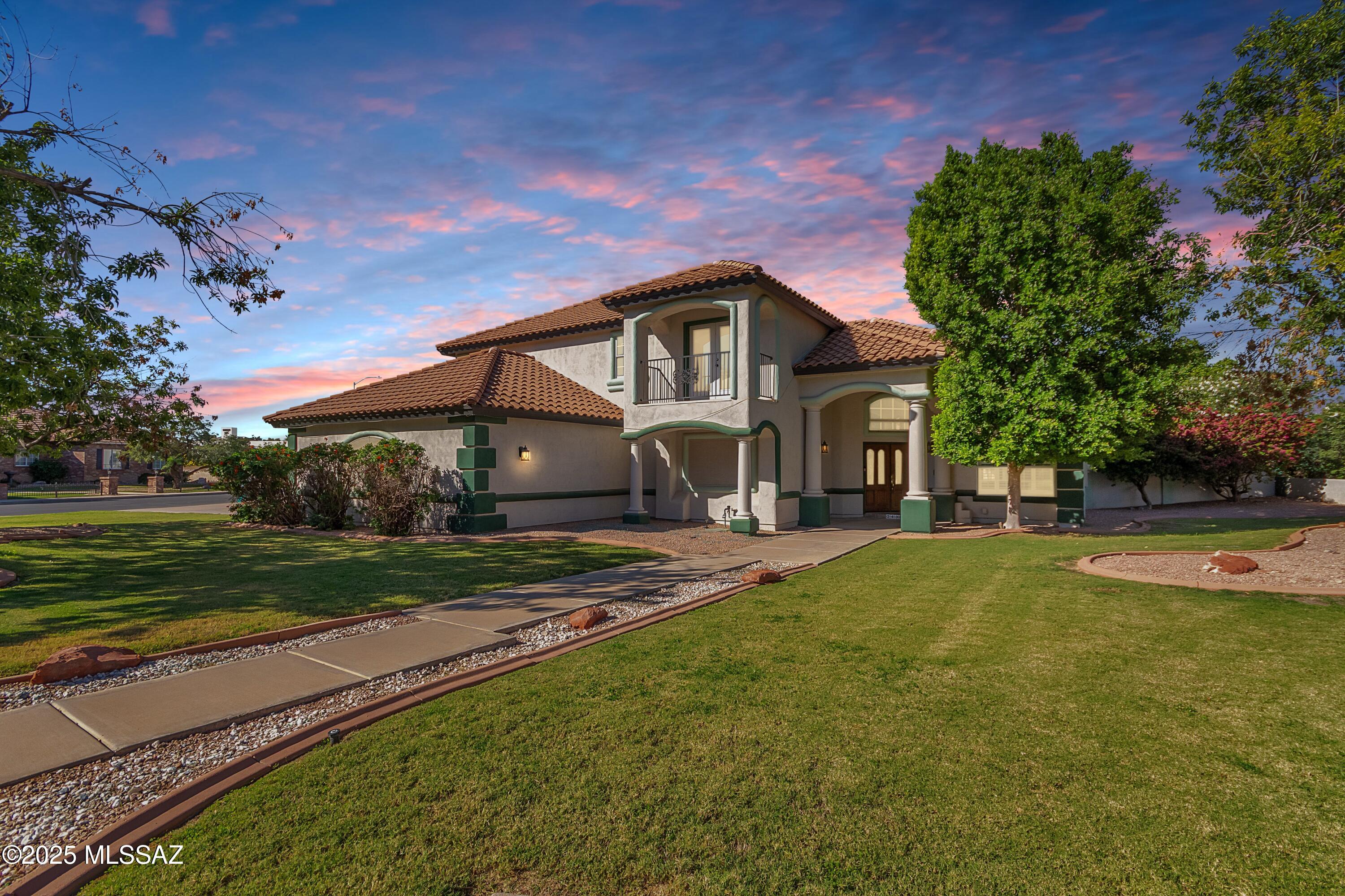 Nestled in the prestigious Forest Knoll neighborhood, this exceptional custom-built 5-bedroom, 3.5-bath residence offers the perfect combination of elegance, comfort, and practicality. Spanning 4,492 square feet on an expansive 0.43-acre homesite, every inch of this home has been carefully crafted with quality and style in mind. From the moment you enter, you'll appreciate the bright open-concept design featuring beautiful tile flooring, polished granite countertops, and timeless white cabinetry. The spacious kitchen flows seamlessly into the main living areas, creating an ideal setting for entertaining guests or enjoying everyday family life. Dual laundry rooms located upstairs and downstairs provide added convenience for modern living. The flexible floor plan includes a private main-floor bedroom and full bath with its own entrance, making it ideal for visitors, multigenerational living, or a dedicated home office. Upstairs, the oversized secondary bedrooms feature large walk-in closets, delivering abundant storage and comfort. The luxurious primary suite includes a relaxing jetted tub and access to a stunning 14-foot balcony.Step outside to your own backyard retreat, complete with a sparkling diving pool and plenty of room for entertaining, recreation, or peaceful evenings outdoors. A spacious 3+ car garage offers excellent storage and versatility for vehicles, hobbies, and equipment. Located on a quiet cul-de-sac, this distinctive custom home offers privacy while remaining close to everything you need. Unlike typical cookie-cutter homes, this residence stands out with its warm character, spacious layout, and inviting atmosphere. More than just a home, it's a place where lasting memories are made -- your personal sanctuary and forever home.