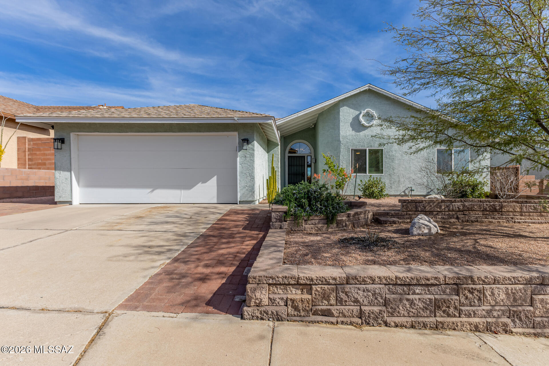 Gorgeous single-level home with a sparkling pool is now on the market! Great curb appeal with manicured landscaping and a 2-car garage, plus an in-ground trailer lock and a second driveway perfect for a 5th wheel. Inside, you'll find a perfect blend of style, comfort, and thoughtful upgrades featuring wood-look flooring, vaulted ceilings that create an airy feel, recessed lighting, updated electrical with new lighting, USB outlets throughout, and a new 5000W panel. A cozy fireplace ensures warm winter evenings, while a soothing palette creates a welcoming ambiance throughout. The beautifully updated kitchen showcases brand-new cabinetry, new appliances, granite countertops, tile backsplash, shaker cabinets with crown molding, and an island with a breakfast bar--perfect for casual conversations and quick meals. The home also features an alkaline filtered water system for added comfort and convenience. Major system upgrades provide peace of mind, including a new HVAC system, new weatherproof windows, and a new pool pump. The serene main bedroom promises a restful retreat and includes a bathroom with double sinks, a closet, and direct outdoor access overlooking the pool.
Enjoy outdoor living to the fullest in the backyard, complete with a covered patio perfect for morning coffee, a paver seating area, a refreshing pool, and beautiful mountain views.
What's not to love? Make it yours!