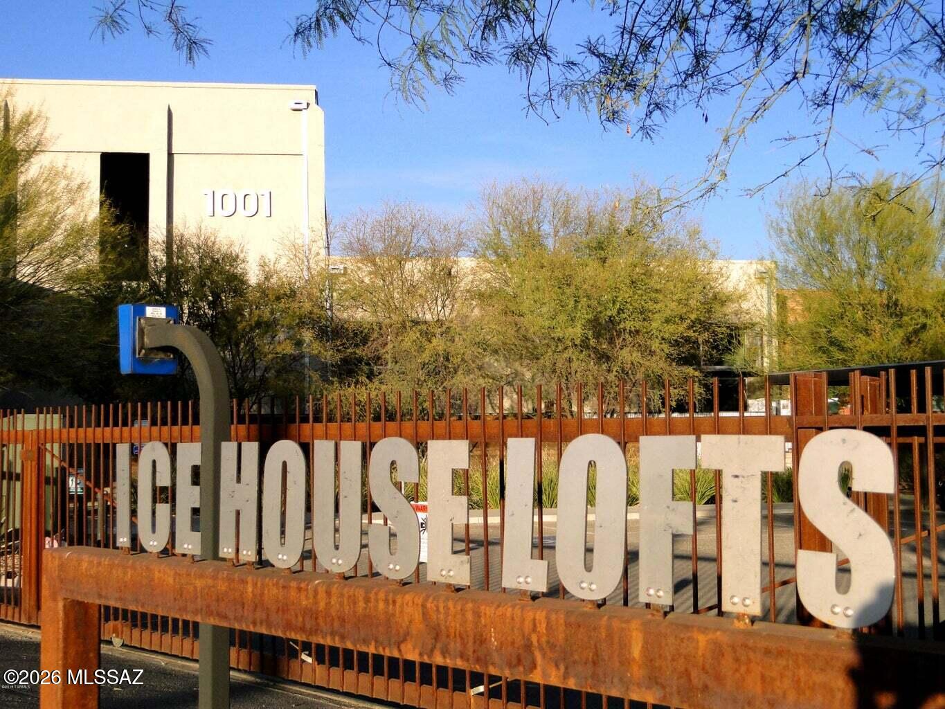 The Ice House Loft Lifestyle is all about community, connectivity and a love for urban industrial modern architecture. A true loft property, the HOA covers water, pool, and all exterior maintenance so all you have to do is enjoy the beauty of your surroundings. So close to downtown, the Modern streetcar, bars, restaurants, events and the UofA everything becomes your central hub. If you travel for fun or pleasure, just lock up and take off. The security gates offer security, privacy and ease of mind. If you like the outdoors, bike paths are abundant and conveniently accessible. No other property in Tucson offers quite the lifestyle offered at the Ice House Lofts