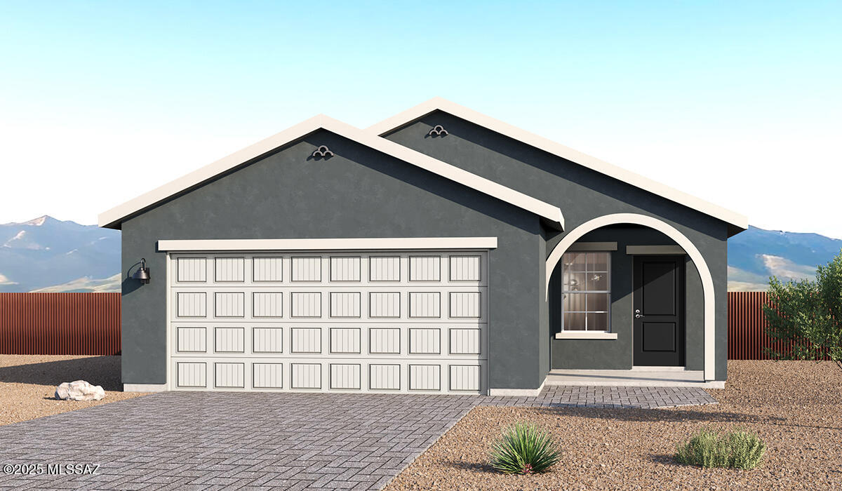 Beautiful single-story home in desirable Redford Estates by D.R. Horton! The popular Amber floor plan offers 1327 sq ft of thoughtfully designed living space with 3 bedrooms, 2 bathrooms and a 2-car garage. This open concept layout features a spacious great room, modern kitchen, and comfortable dining area-perfect for everyday living and entertaining. Quartz countertops throughout along with beautiful modern finishes. Zero energy ready with spray foam insulation. Don't miss this opportunity!