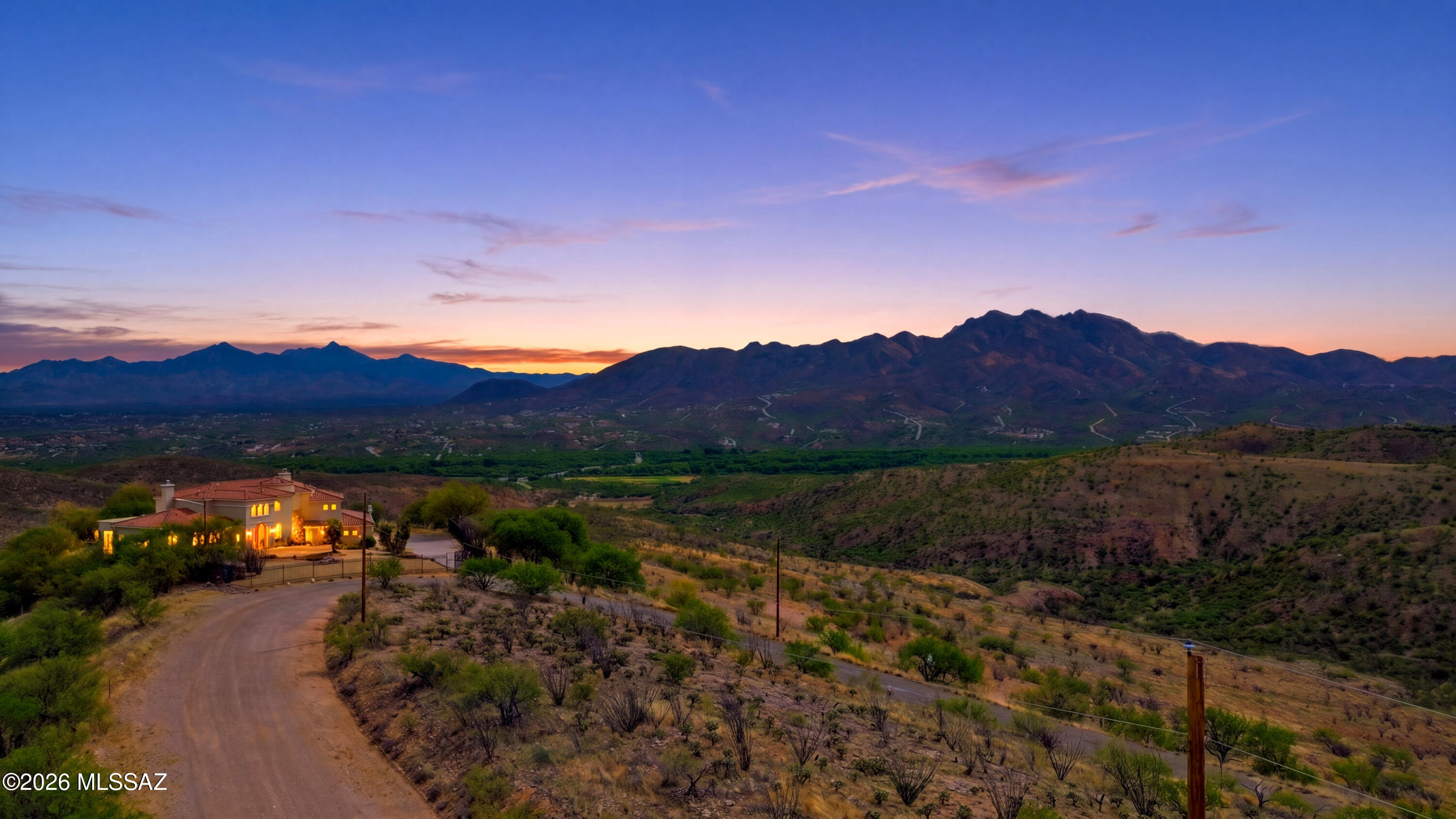 VIEW LOT! Amazing views of the mountains and valleys from this elevated desert lot. .54 acres of vacant land ready for your vision! Water and power confirmed at the street if you plan to build, hold, invest, or pass down.