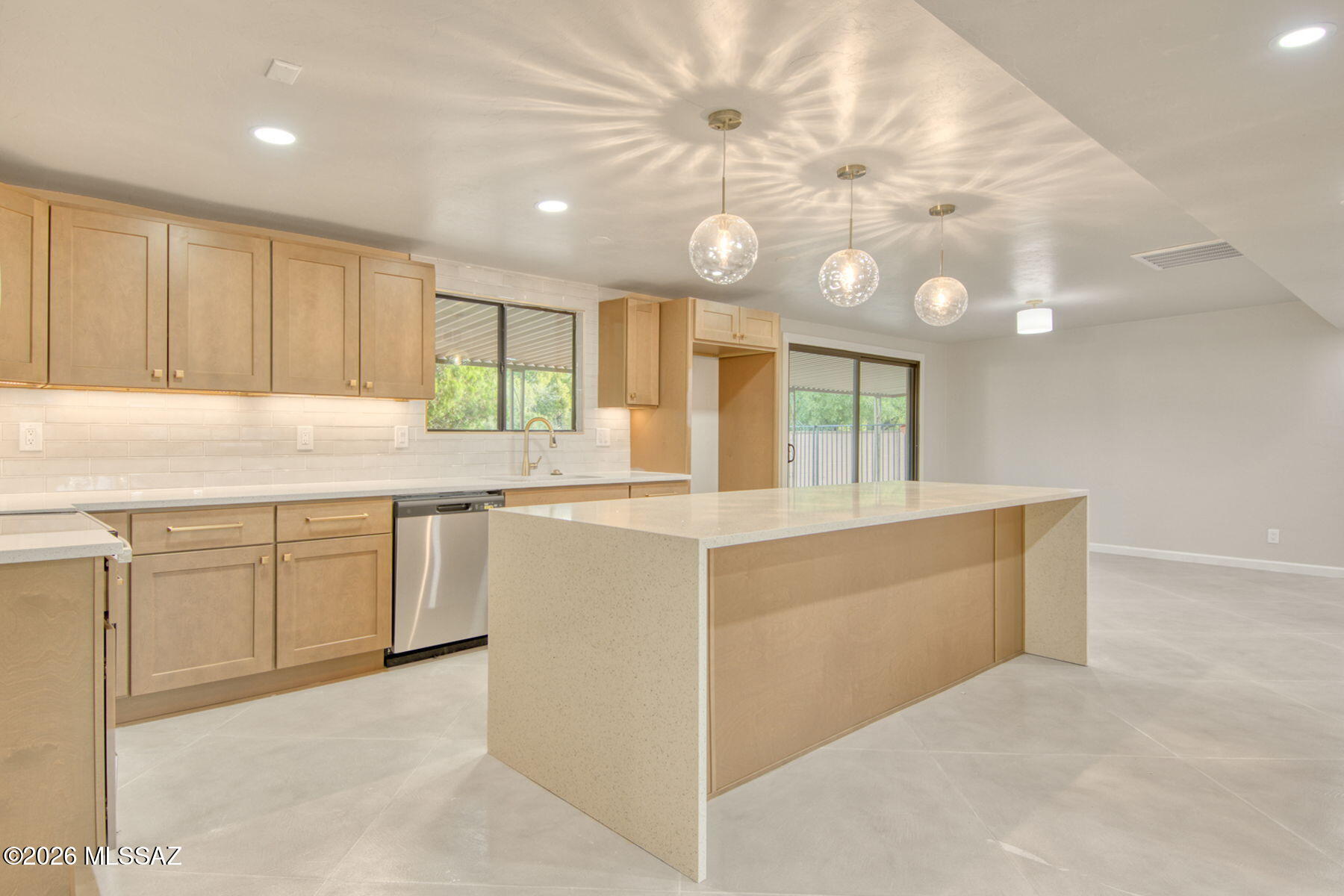 Range priced-$375,000-$385,000. OH MY, OH MY, OH MY! THIS IS A TRUE ''WOW'' HOUSE! Prepare to fall in love with this tastefully and meticulously remodeled home on Tucson's desirable near eastside! From the moment you arrive, you'll appreciate the attention to detail, thoughtful upgrades, & luxurious finishes that make this home truly special. Almost everything has been updated! Enjoy a NEW HVAC system, beautifully replastered and updated swimming pool, NEW doors, NEW flooring throughout, NEW light fixtures, updated bathrooms, and a stunning NEW kitchen that is sure to impress! The bright, open floor plan is perfect for entertaining, with a gorgeous chef-inspired kitchen featuring elegant quartz countertops, new stainless steel appliances, and plenty of space to gather with family and frien your own private backyard oasis! Relax beneath the HUGE covered patio overlooking the sparkling swimming pool and beautifully established mature trees and vegetation. The desirable north-facing backyard and natural wash behind the property provide an added sense of privacy and tranquility. Need room for your toys? You've got it! The expansive lot offers abundant parking, including space for an RV, boat, or additional vehicles. And best of all, NO HOA!
This extraordinary home combines modern luxury, exceptional upgrades, generous outdoor living, and a fantastic Tucson location. Homes with this much attention to detail and so many improvements are a rare find! Don't just drive by--come inside and prepare to say WOW! Owner/Agent