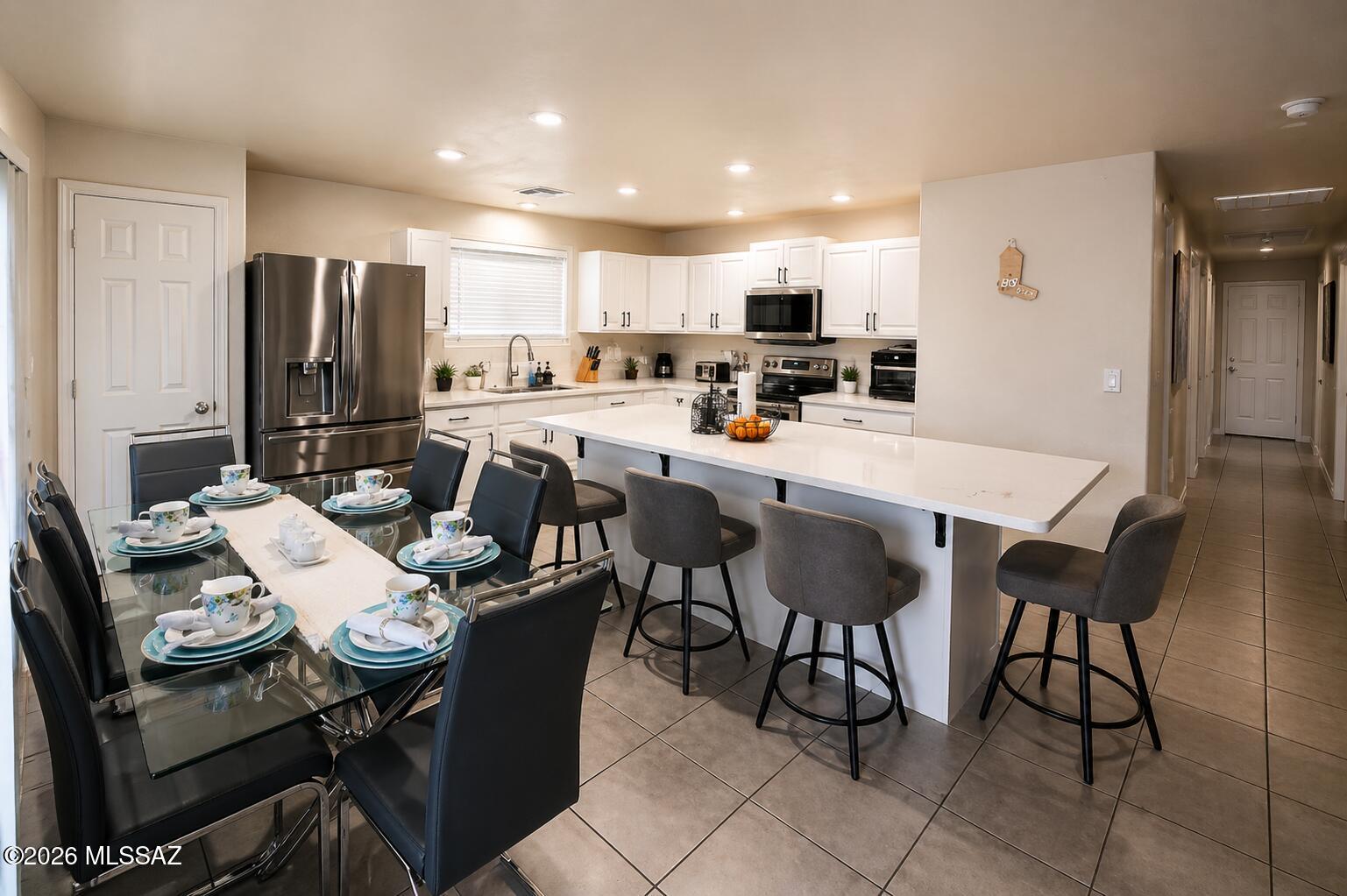 Welcome home to this beautifully maintained 3 bd, 2 ba residence built in 2019, offering comfort and convenience in a location close to the freeway for an easy commute. Step inside to discover a bright open-concept layout designed for both everyday living and entertaining. The recently remodeled kitchen is the heart of the home, featuring updated finishes, ample counter space, and a seamless flow into the dining and living areas. Spacious bedrooms and newer construction provide peace of mind and style throughout. Whether you're a first-time buyer or looking to upgrade, this move-in-ready home combines modern living with exceptional accessibility.