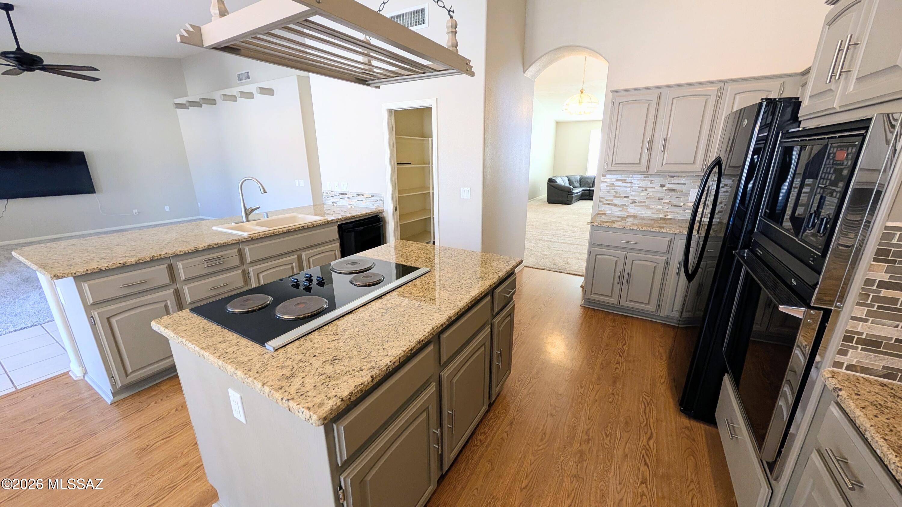 UNFURNISHED Galleria Model with Mountain Views! Freshly Painted, New Carpeting, EXTRA LARGE LIVING ROOM/DINING ROOM, Fireplace, BIG FAMILY ROOM off Kitchen, THREE-CAR Garage with storage Cabinets, Block wall, Large Covered EAST-FACING PATIO (Morning Sun!) Downstairs Master Suite, DEN/OFFICE, SOLAR POWERED, and Lots More! WE DO FLEXIBLE LEASES! If you are doing a major REMODEL, BUILDING New Construction, Searching for that Perfect RESALE, or just wanting to Experience the AMAZING SaddleBrooke LIfestyle- give us a call! We will coordinate your lease with YOUR timing needs!
Call Listing Broker for your Personal Tour today!