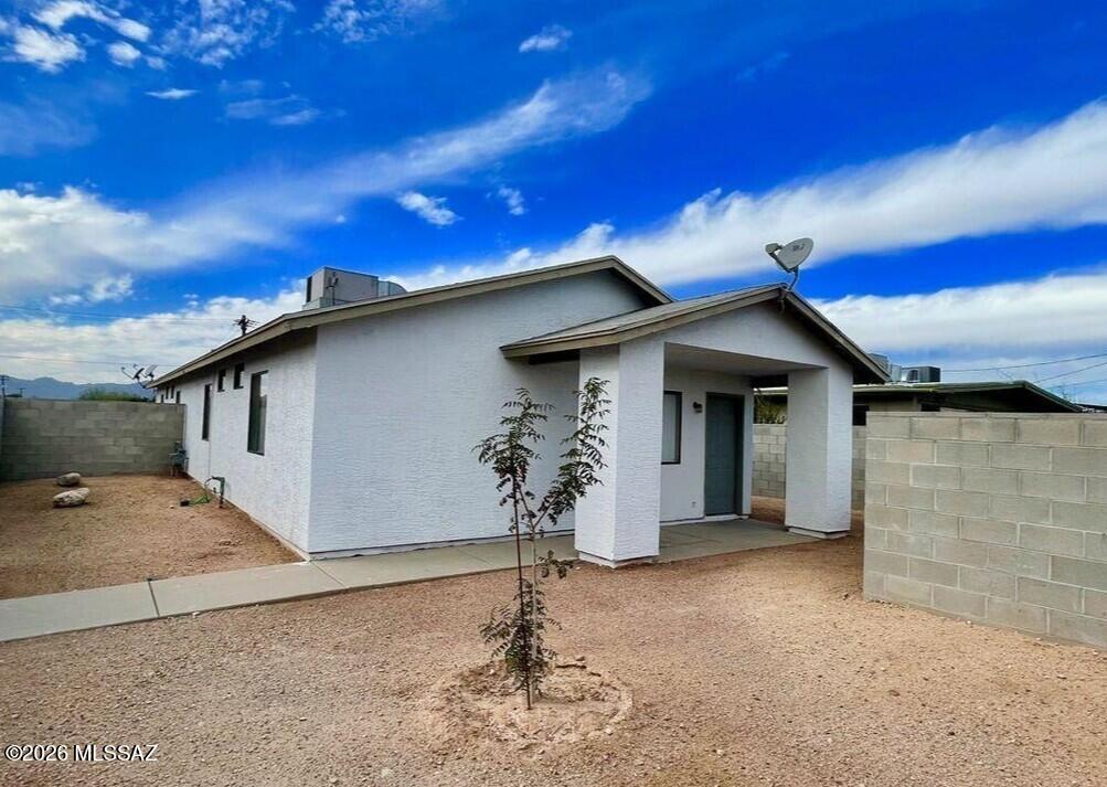 Recently updated duplex located close to the University of Arizona and Historic 4th Ave. Each unit offers a split floorplan featuring 2 bedrooms and 2 full baths - Plus it's own inside laundry!  NEW HVAC April 2026,Newer appliances, newer pex water lines, newer water heaters, and fully enclosed private yard. Unit 1 has 2 separate parking spots and Unit 2 has 3 separate parking spots. All utilities are metered separately.