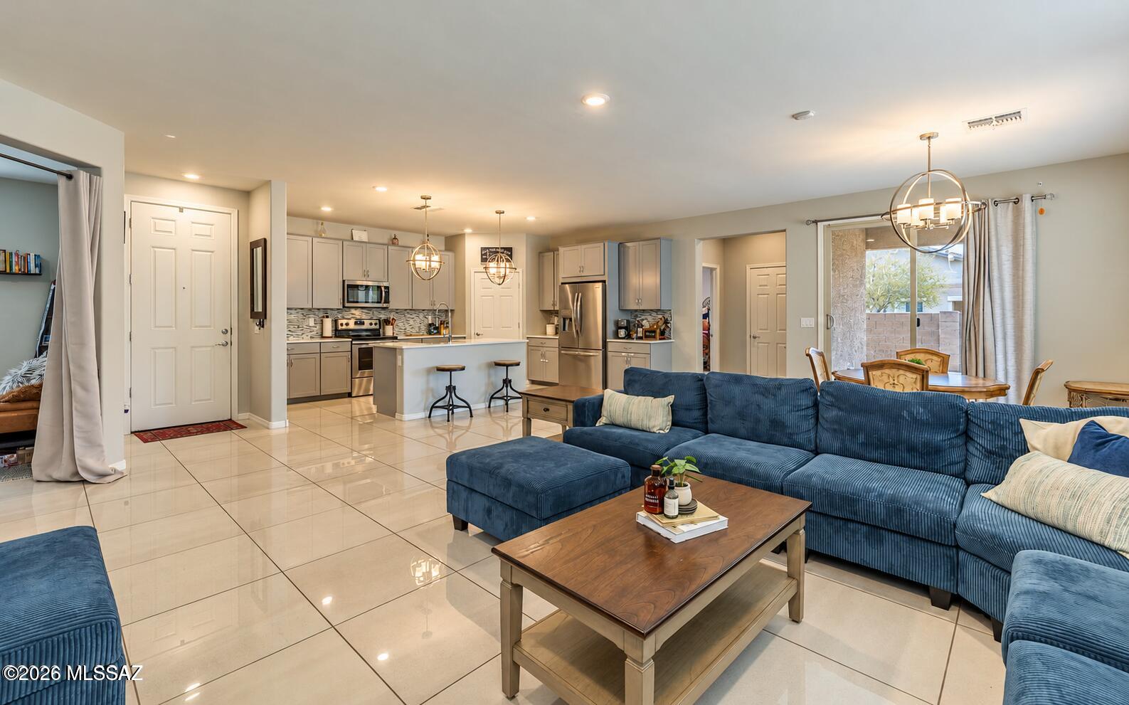 Private, gated community - small enclave of homes.  Open floor plan. beautiful kitchen, welcoming backyard.  Modern style interior.  Home flows nicely - spacious driveway -full walled yard - great for kids and pets.  Three bedrooms + a den/office space. Very nice home - well kept.  Owner agent home.