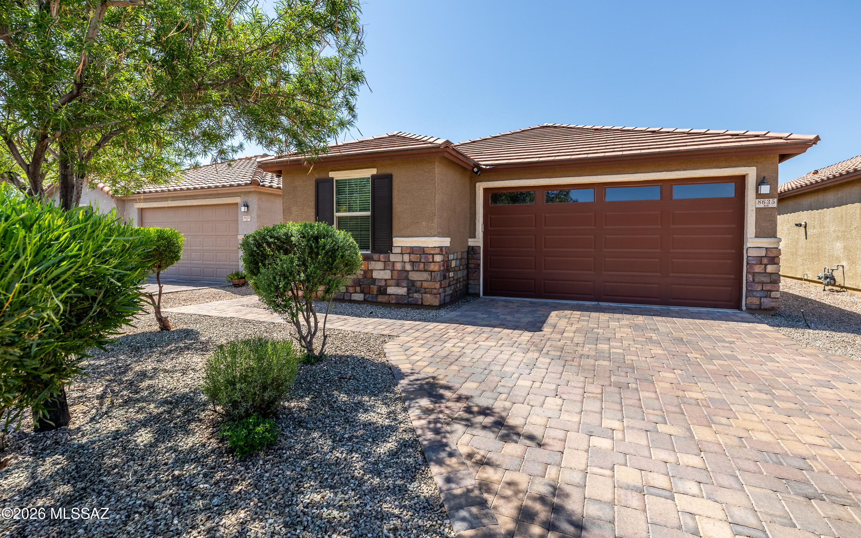 Private, gated community - small enclave of homes.  Open floor plan. beautiful kitchen, welcoming backyard.  Modern style interior.  Home flows nicely - spacious driveway -full walled yard - great for kids and pets.  Three bedrooms + a den/office space. Very nice home - well kept.  Owner agent home.