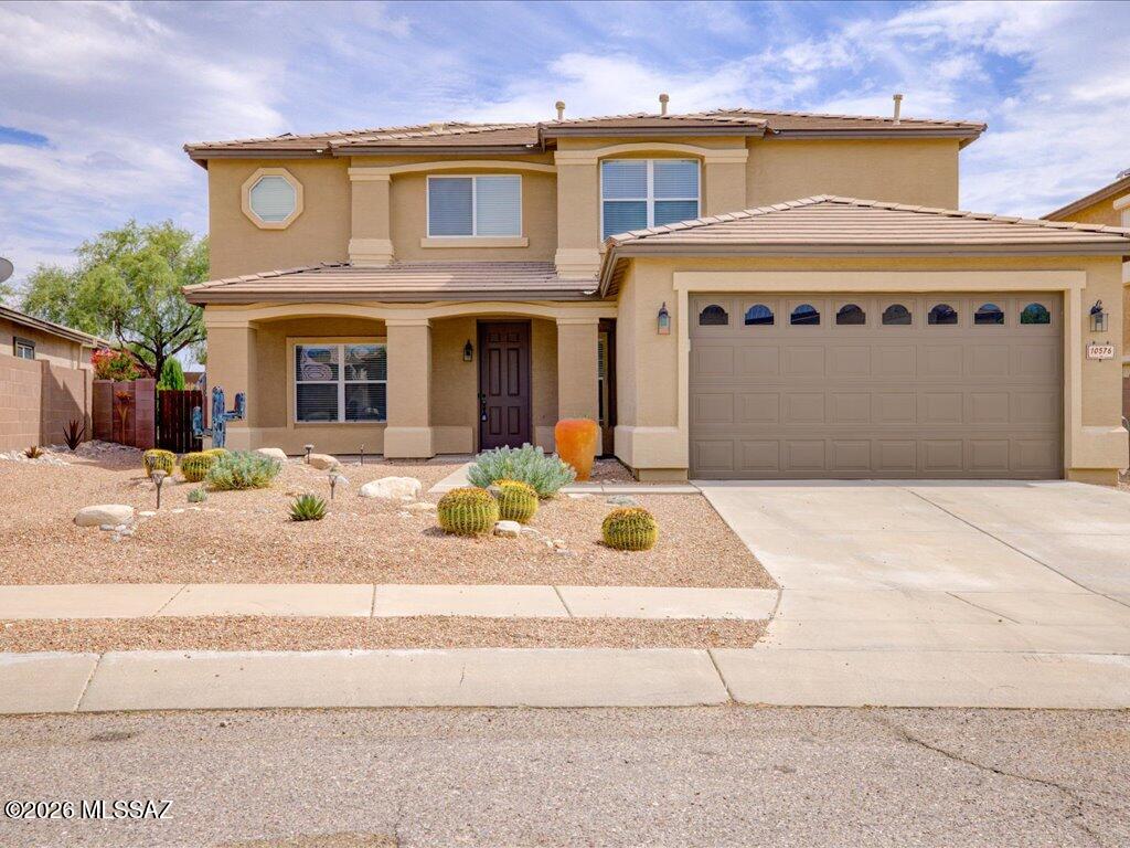 Come and fall in love with this beautifully upgraded home! Featuring 4 spacious bedrooms and 2.5 bathrooms, this residence blends comfort, style, and modern convenience. The gourmet kitchen is a true showstopper with granite countertops, stainless steel appliances, and plenty of open space for cooking and entertaining. Enjoy the cozy fireplace in the family room featuring stacked stone.
The renovated primary suite offers a luxurious retreat with an oversized walk in shower, a relaxing soaking tub, and your own private balcony, perfect for morning coffee or evening unwinding.
Major upgrades include; Owned solar system, New roof (2025), New water softener (2025), New wood laminate flooring (2023), Newer water heater and custom garage cabinetry.
Then step outside to your professionally designed backyard oasis-a space truly made for Arizona living. Enjoy a sparkling pool with a tranquil water feature, a built in BBQ and refrigerator under a shaded arbor, and low maintenance artificial turf. It's the perfect setting for gatherings or quiet relaxation. This home has been lovingly maintained and thoughtfully upgraded. It will not disappoint.