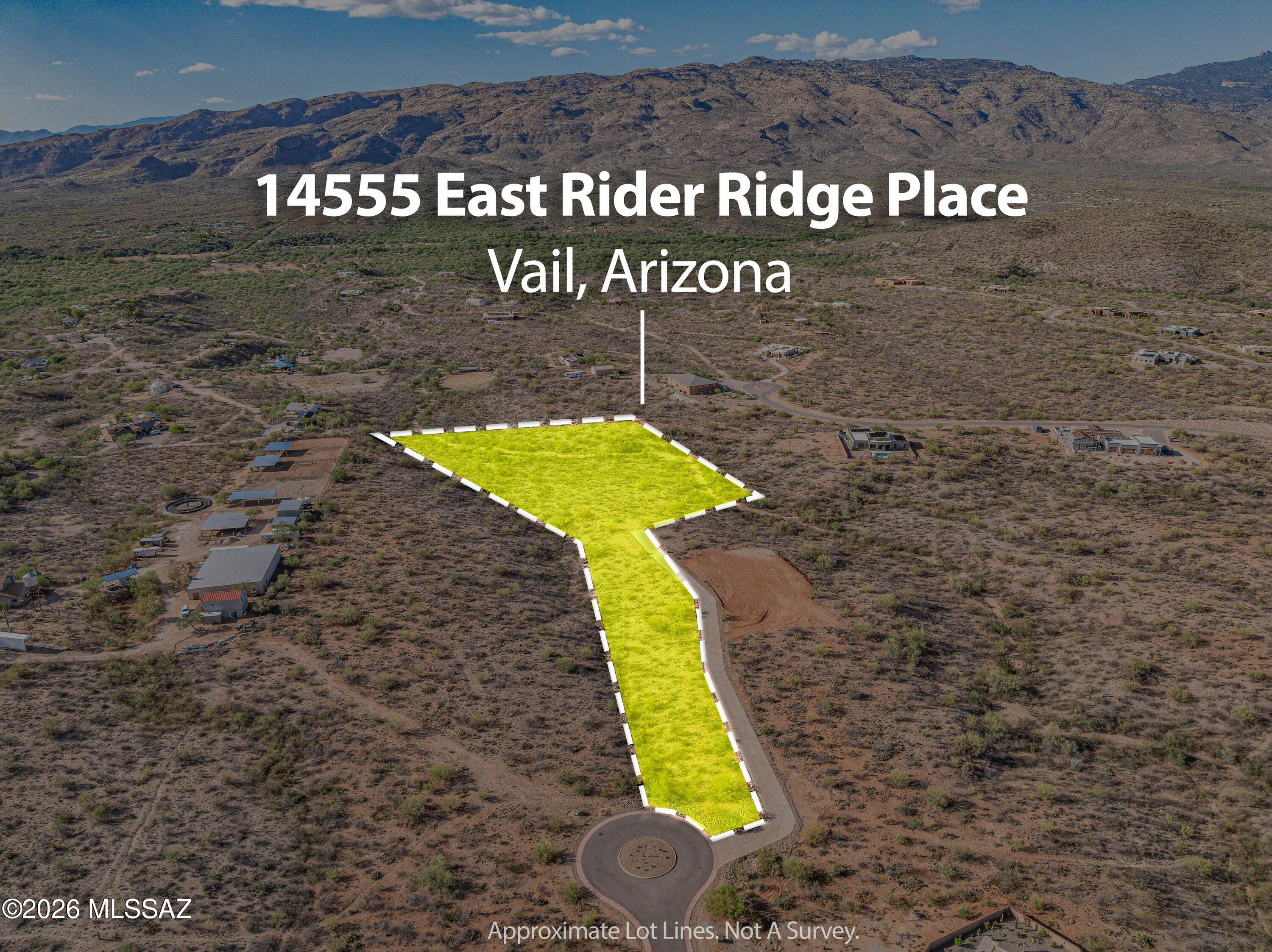 Own 4.53 acres of magnificent desert in the elite master-planned community of Coyote Creek. Build-ready with sweeping views and a concrete driveway already installed -- all 600 linear feet. Step out to miles of dedicated trails for hiking, biking, and horseback riding. The Recreation Center
offers pickleball, tennis, basketball, a children's playground, and BBQ area. Equestrians: board at the first-class Equestrian Center for $425/month per horse -- AM & PM feeding, twice-daily stall cleaning, two 16-stall barns, an arena, two round pens, two feed rooms, four tack rooms, and four shower stalls. Become the newest member of Coyote Creek