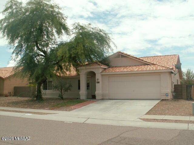 Charming rental home in the Hacienda Del Oro subdivision. This well-maintained property features an open great room offering a low-maintenance living space. One of the owners is a licensed realtor in the state of Arizona. The spacious kitchen offers abundant cabinet storage, generous counter space, and a walk-in pantry for added convenience. The primary suite includes a large walk-in closet and comfortable layout designed for privacy. A dedicated laundry room adds functionality, while the low-care backyard with covered patio provides the ideal space to relax and enjoy outdoor living without the upkeep. No cats allowed. This move-in ready home is waiting for you!