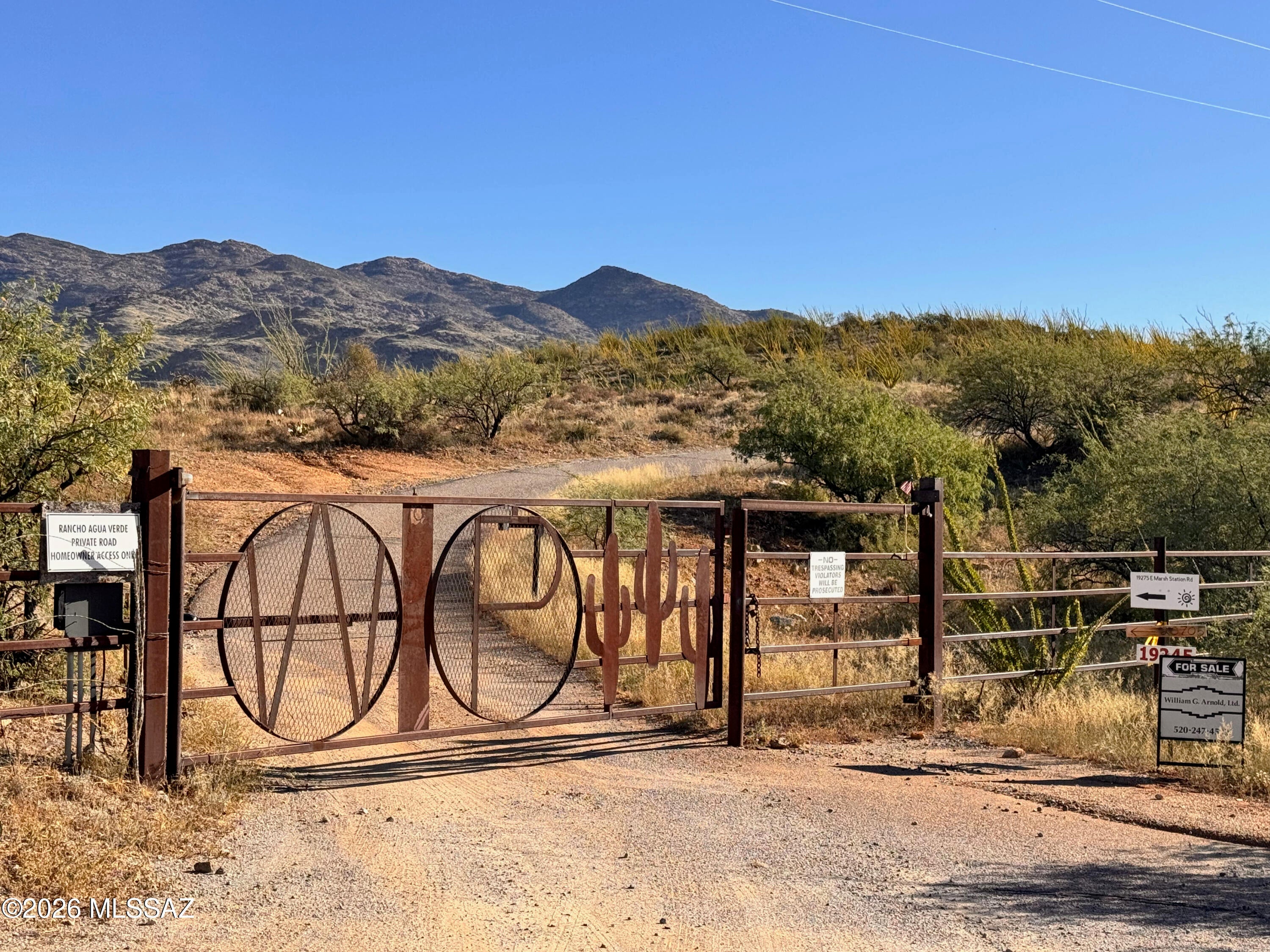 Private rural paradise with unblocked views of the southern flank of the Rincon Mountains and Agua Verde Creek valley. Rolling foothills to the south and a green riparian belt along the northern boundary (which is Pima County open space). Gated community with very low density assuring your privacy. One home per lot. A guest home is permissible. Outstanding value, terrific wildlife, and jet-black nighttime skies ... all within a short commute to Tucson. Tax Code Number is spoofed (parcel is included in a larger piece / hasn't been split off by the Assessor or assigned its own TC#). Many of the pictures included are not of Lot 7 (see description).