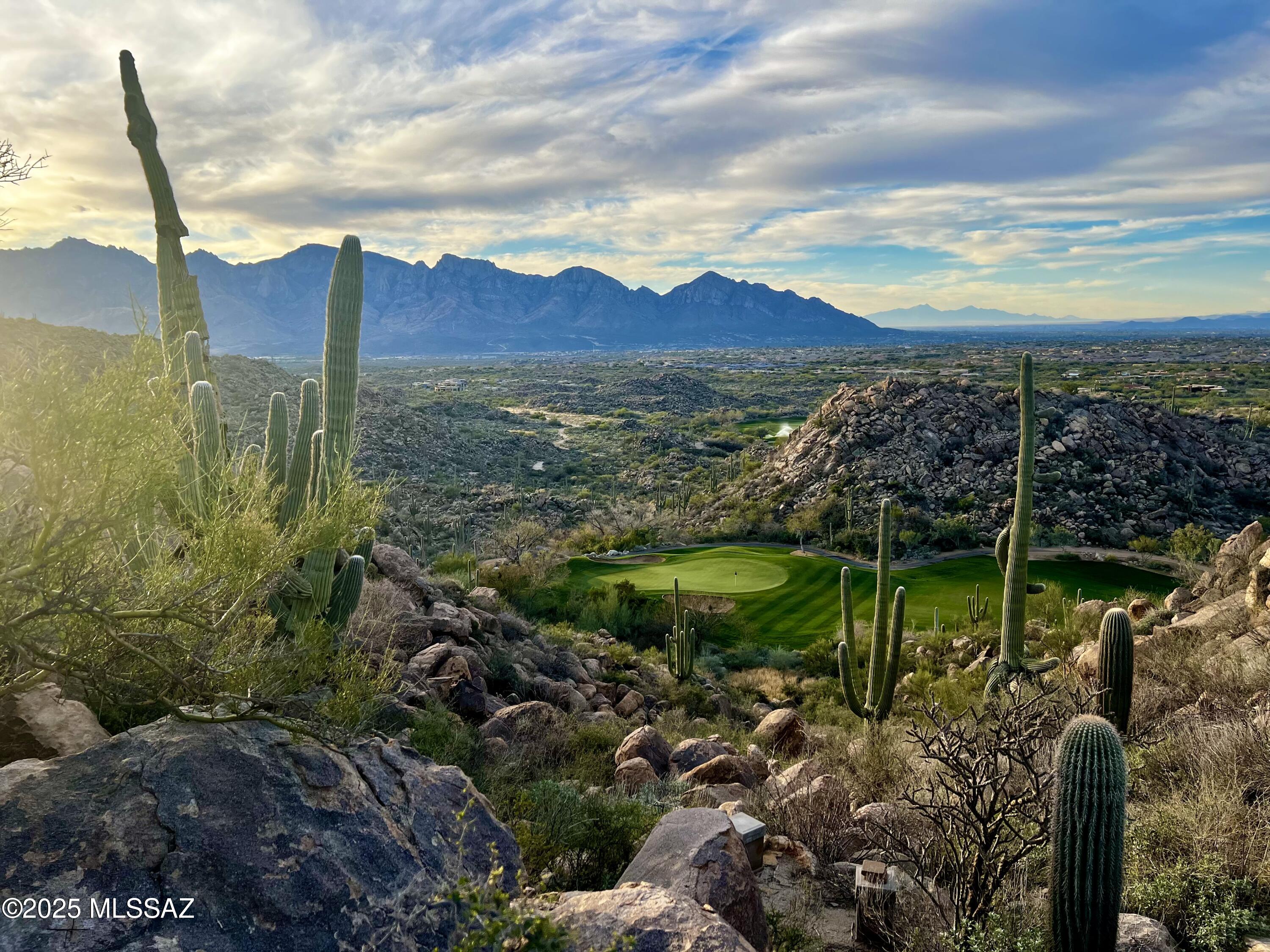 Stunning Custom Homesite in Stone Canyon.  
Premium homesite located at the end of a quiet cul-de-sac off a private spur road, offering exceptional privacy, lush desert surroundings, and a flat building envelope that reduces site-prep costs and maximizes design flexibility.  Enjoy elevated views overlooking the 8th fairway and iconic mature saguaros and rock formations throughout the property.
Located within the guard-gated community of Stone Canyon, residents have access to a top-ranked Jay Morrish-designed golf course, a state-of-the-art Health & Fitness Center, Clubhouse with dining  and bar, lap pool, tennis, pickleball, and miles of scenic desert trails nearby.  Experience the perfect blend of privacy, natural beauty, and luxury living in the heart of Oro Valley.