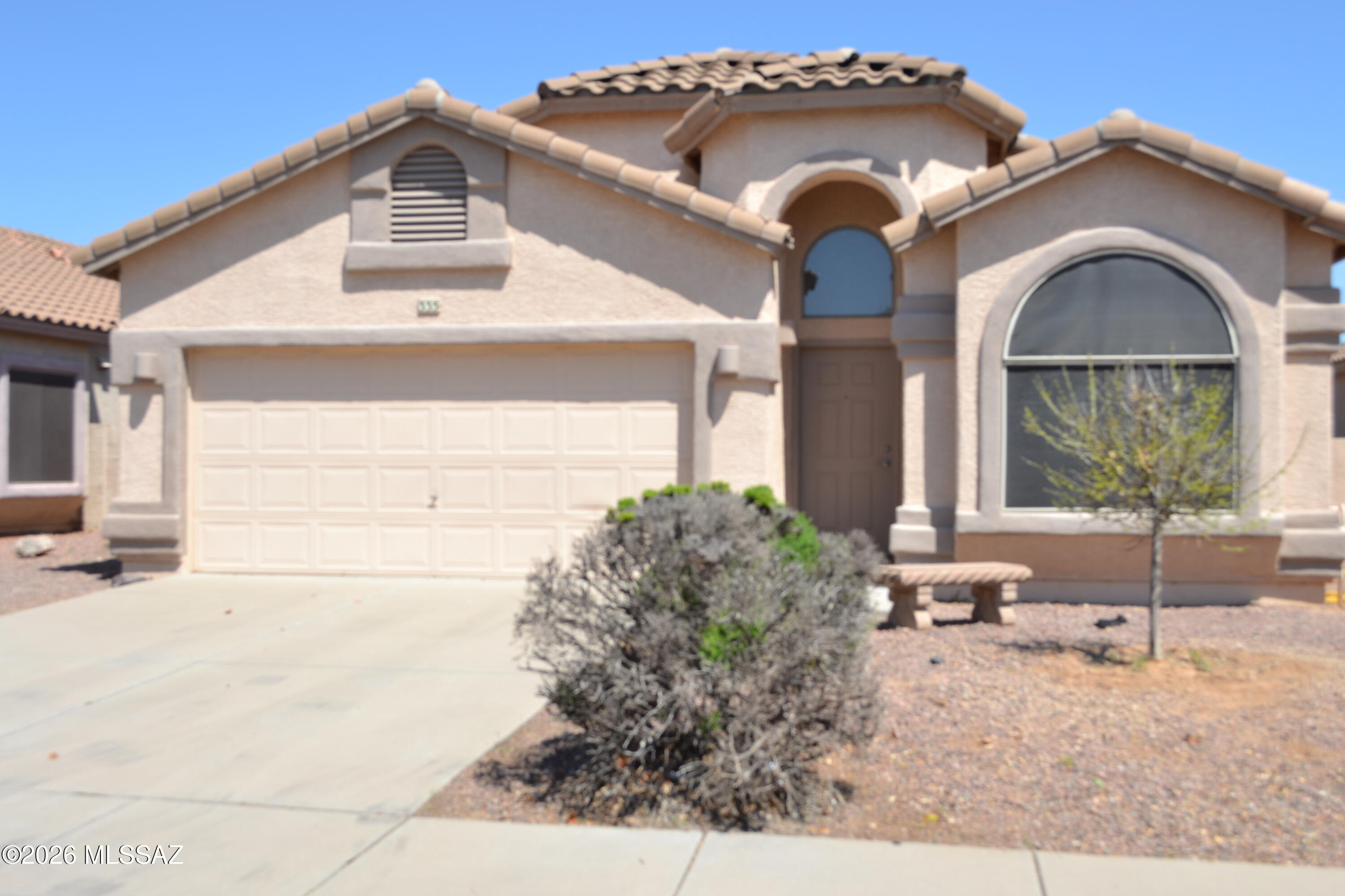 This spacious and beautiful home is a 4 bedroom, 2 bath with 1821 sq. ft. Large living room, dining area and family room, open floor plan, jack and jill bathroom. Large primary bedroom with walk in closet, double sink, bath and tub. recently painted. nice covered patio with decorative rock and small patch of artificial turf. A/C, 2 car garage.  Must carry Renter's Insurace