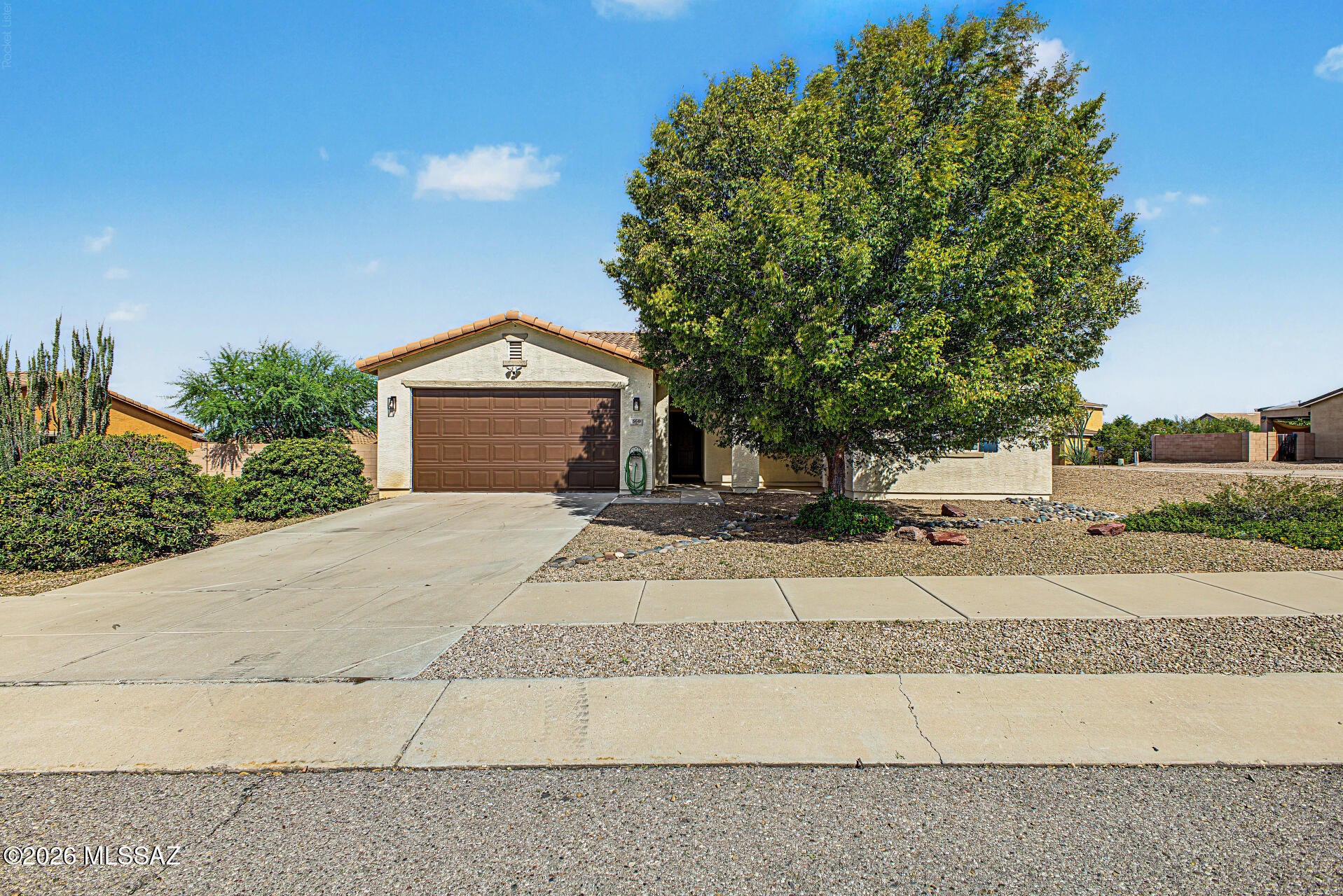 Discover the perfect blend of space, comfort, and versatility with this great home! Inviting 4 bedrooms, 2 bath home features a fantastic floor plan. Need a home office, hobby room or flex space? It has it with the spacious den!   2 car garage, corner lot with a hot tub and gazebo in the backyard. Enjoy oranges on your fruit tree! Don't miss your opportunity to make this Vail gem your own!