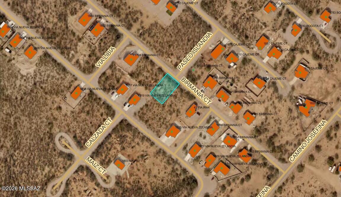 Vacant residential lot in an established Rio Rico neighborhood. Surrounded by existing homes. Water available nearby per utility inquiry.  Property sold as-is. Seller holds equitable interest.