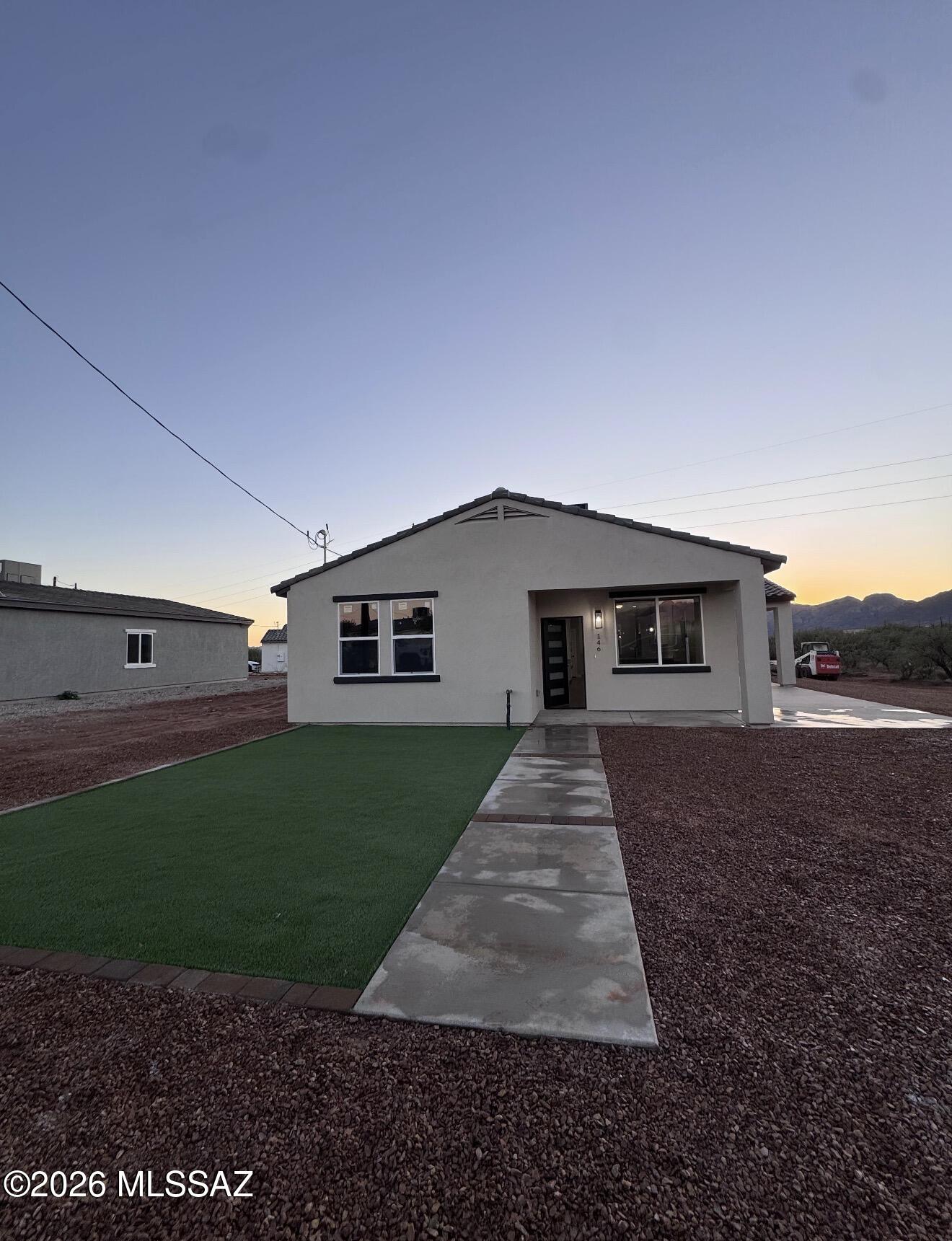 Wake up to breathtaking mountain views in this thoughtfully designed 3-bedroom, 2-bath home. With a smart, well-planned layout that maximizes comfort and flow, every space feels just right--perfect for relaxing, entertaining, and everything in between. text or call 520-841-2271 for a private showing.