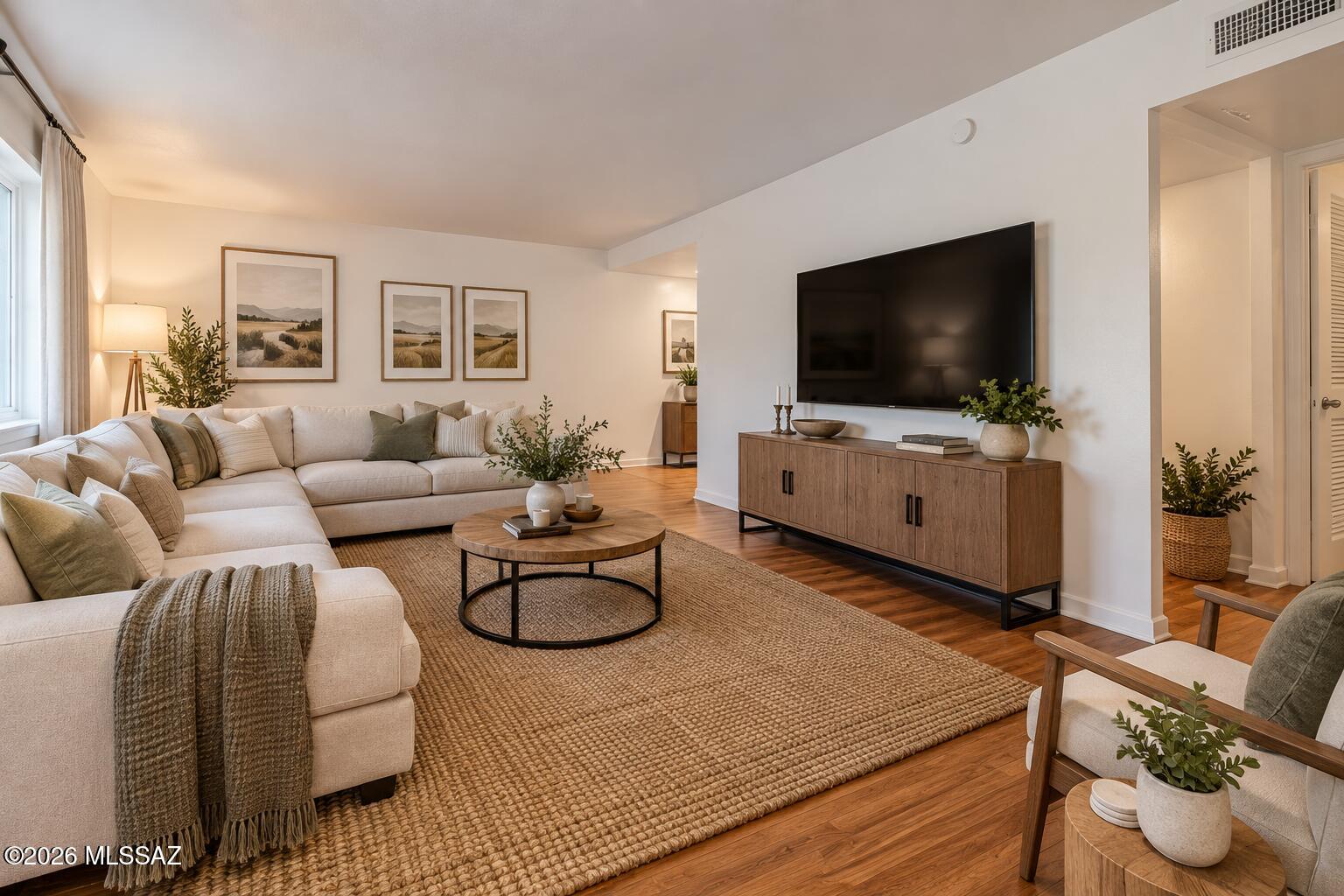 NO HOA + 2 FULL BATHS + PRIVATE YARD! This move-in-ready single-level Tucson home offers an affordable alternative to apartment and condo living--with your own fenced outdoor space and no monthly HOA payment. Inside you'll find 2 bedrooms, 2 full baths, an open living and dining area, wood-look flooring and a spacious kitchen with abundant cabinetry, stainless appliances and a movable island. French doors extend the living space outdoors to a covered patio and private fenced backyard with storage. Refrigerator, washer and dryer are included, plus covered parking. Convenient to shopping, dining, parks and major commuter routes. FHA, VA, conventional and cash buyers welcome.