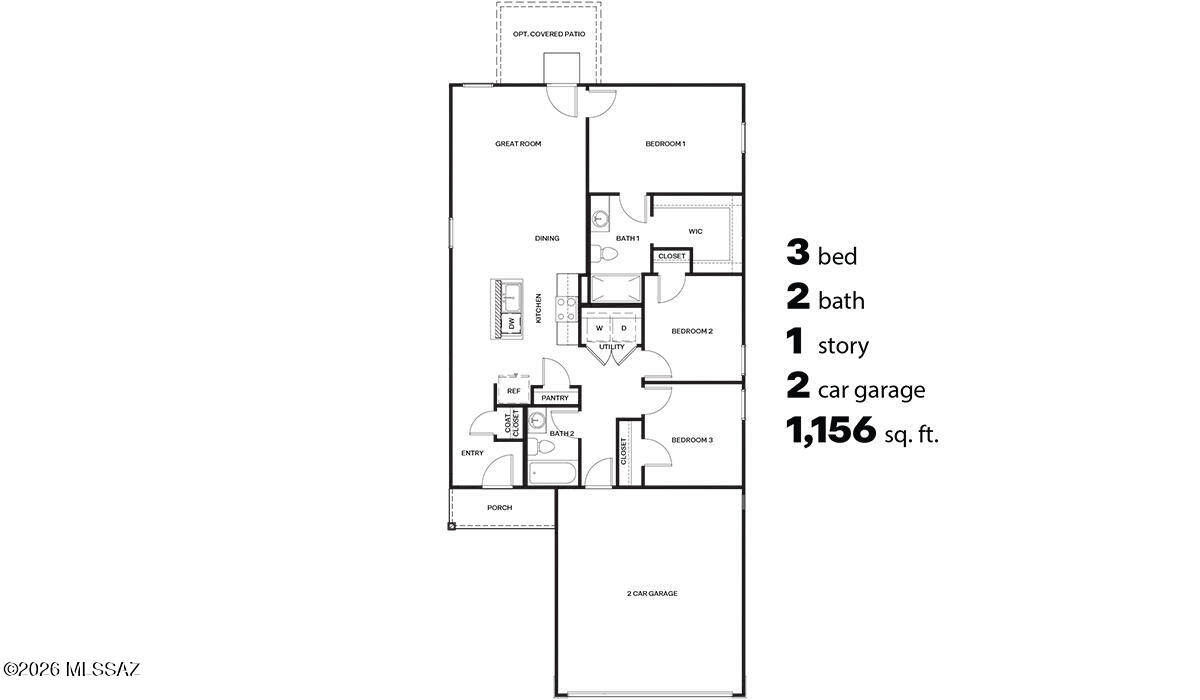 Welcome to The Aspen at Red Rock Village by D.R. Horton in Red Rock, AZ! This 1,156 sq. ft. home features an open-concept layout with a spacious great room, modern kitchen, and private primary suite with walk-in closet and ensuite bath. Two additional bedrooms offer flexibility, and the utility room adds everyday convenience. Enjoy scenic mountain views from the backyard and smart home features throughout. Red Rock Village offers a pool, water slide, parks, sports courts, and nearby Red Rock Elementary (K-8)--a vibrant, friendly community!