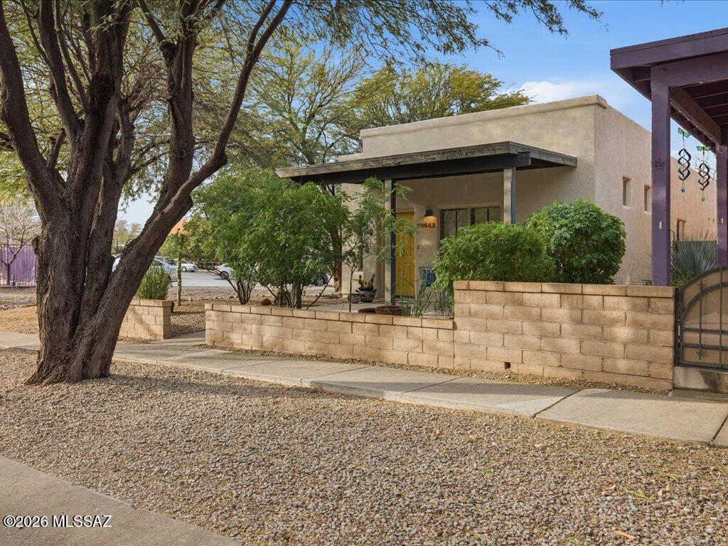 Enjoy the lifestyle Civano is known for in this well cared-for 2 bed, 2 bath home offering 1,172 sq ft. Set on an end lot, the home enjoys a greater sense of openness and natural light. A thoughtful floor plan features comfortable, well-designed living spaces throughout. The roof was recoated in 2026, adding extra peace of mind, and the home includes a whole-house water filtration system throughout. Ideally located near Civano's community activities, local businesses, and gathering spaces. Pride of ownership shows, as this home has had only one owner. Don't miss the opportunity to own this wonderful property.
