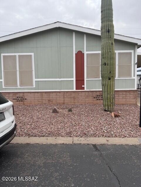 This nice home with handicap accessability is ready for the new owner.  Home has 3 bedrooms and 2 baths with a nice kitchen with newer dishwasher and large breakfast bar, also a seperate dining room and a large living room with access to the Arizona room on the north side of the home for relaxation in the shade.  Home aslo features a nice backyard with planters and a fruit tree.  A large storage shed is behind the 2 car carport.  Home has a laundry room with washer and dryer,  The master has an ensuite bath with extra storage and a large closet.  Roof was replaced in 2021.