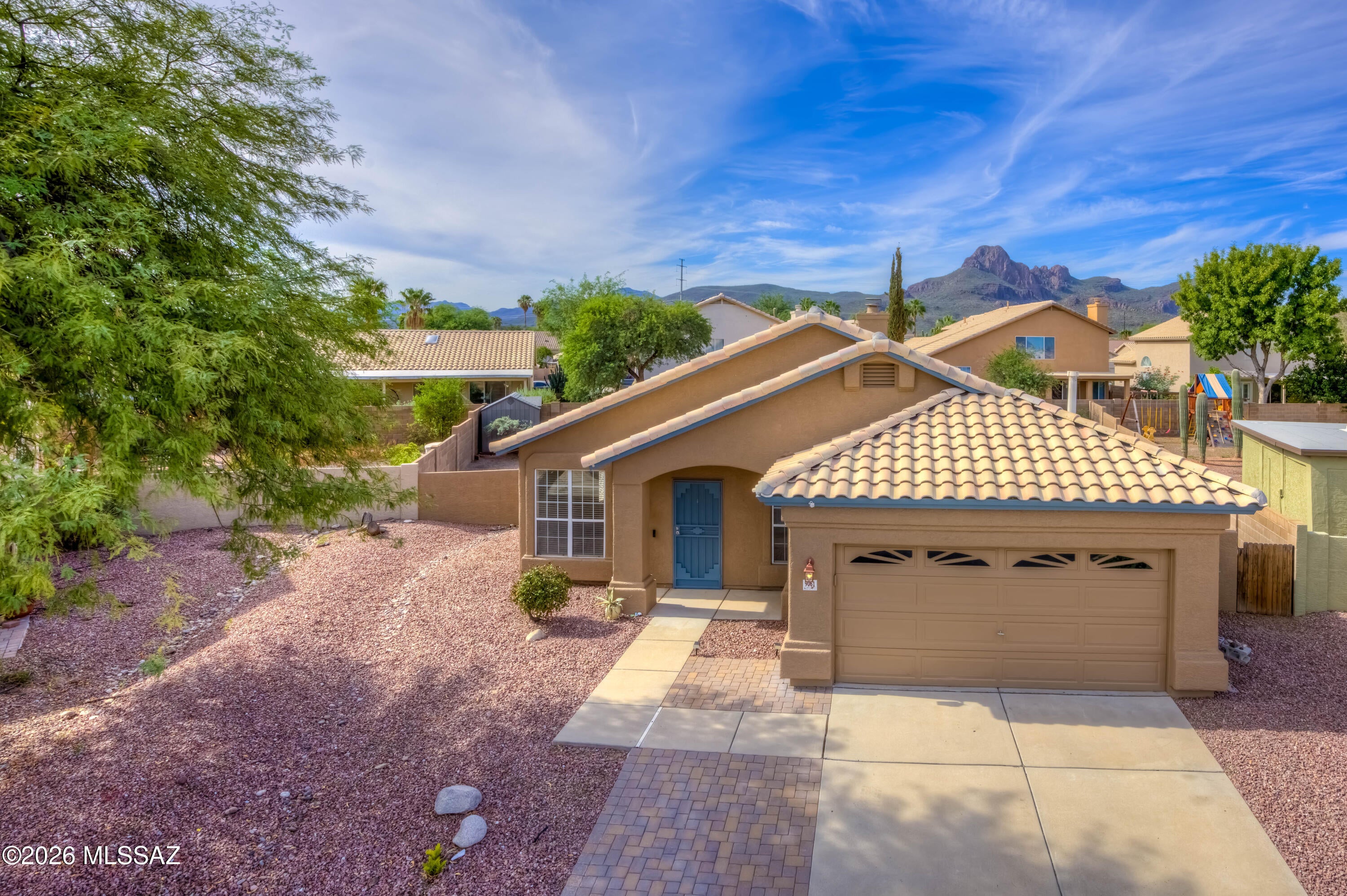 Welcome home! Charming 3 bedroom 2 bathroom home in the desirable community of Continental Ranch. Located in a cul-de-sac this home features a bright open floor plan with ample natural light. Outdoor living space features an oversized yard with a privacy wall, storage shed and large covered patio. New HVAC system installed March 2026. Easy access to I-10, shopping, parks, and much more. Don't miss this opportunity!