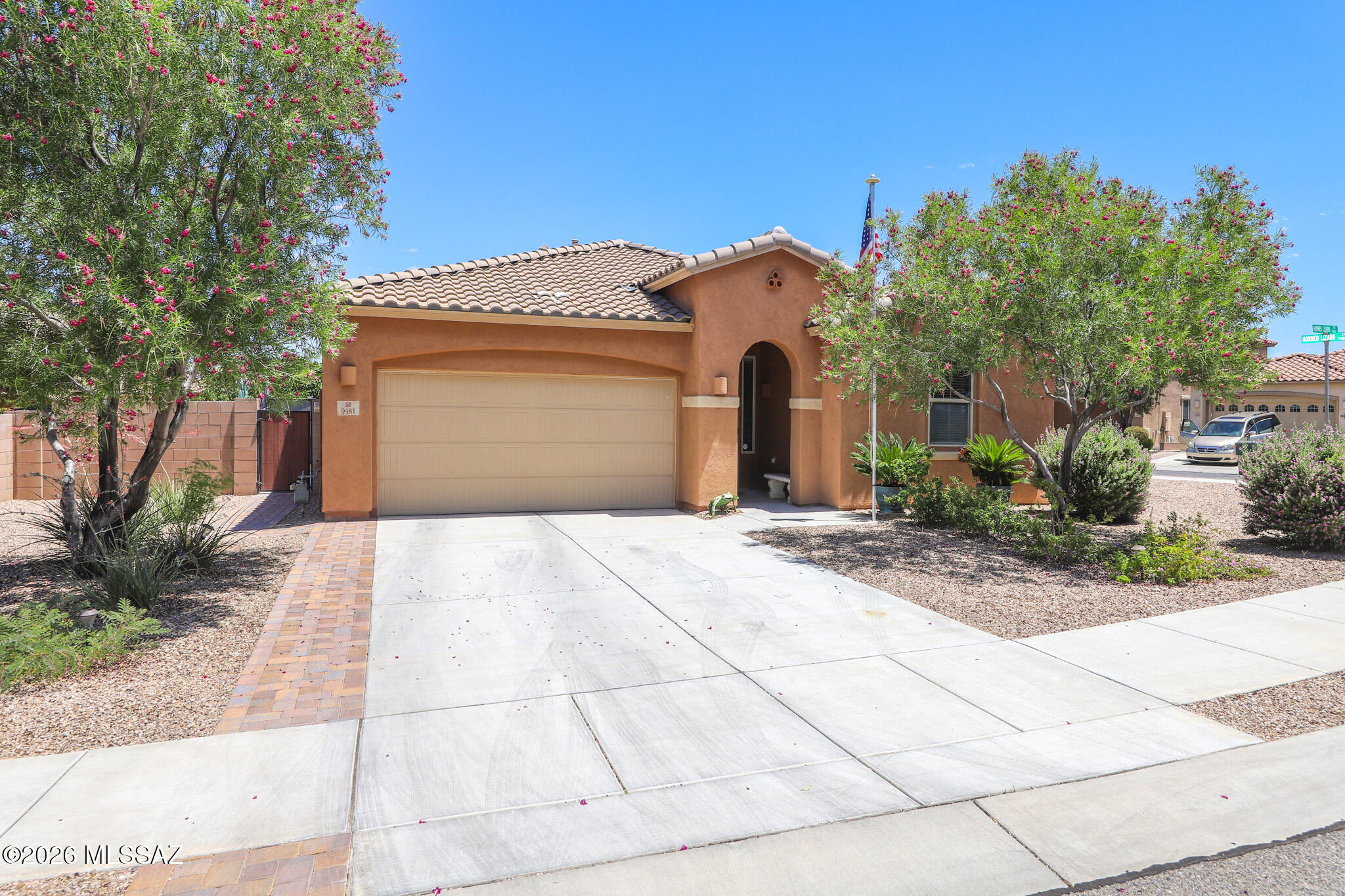 Welcome to this beautifully maintained home in the highly sought-after Vail School District! This spacious residence offers 3 bedrooms, 2.5 bathrooms, and a dedicated office perfect for working from home, studying, or creating your ideal flex space. The open and inviting floor plan is designed for comfortable living and entertaining. Step outside to a fully landscaped backyard oasis featuring mature citrus and fruit trees, a thriving vegetable garden, and plenty of room to relax and enjoy Arizona's beautiful weather. Combining comfort, functionality, and outdoor charm, this home is a rare opportunity you won't want to miss!